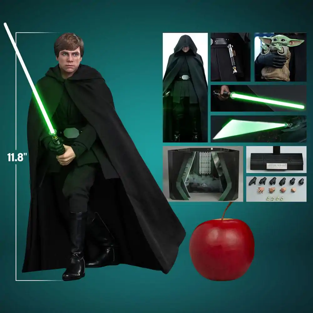 Star Wars: The Mandalorian DX Actionfigur 1/6 Luke Skywalker Deluxe Version Spedial Edition 30 cm Produktfoto