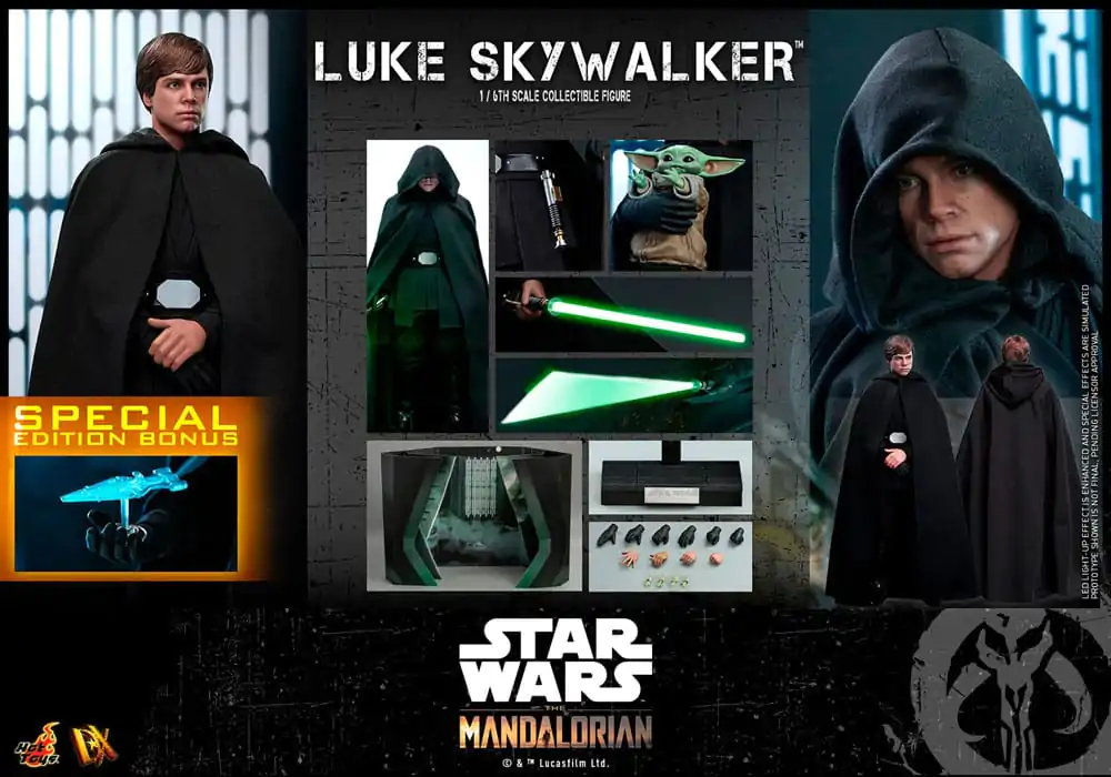 Star Wars: The Mandalorian DX Actionfigur 1/6 Luke Skywalker Deluxe Version Spedial Edition 30 cm Produktfoto