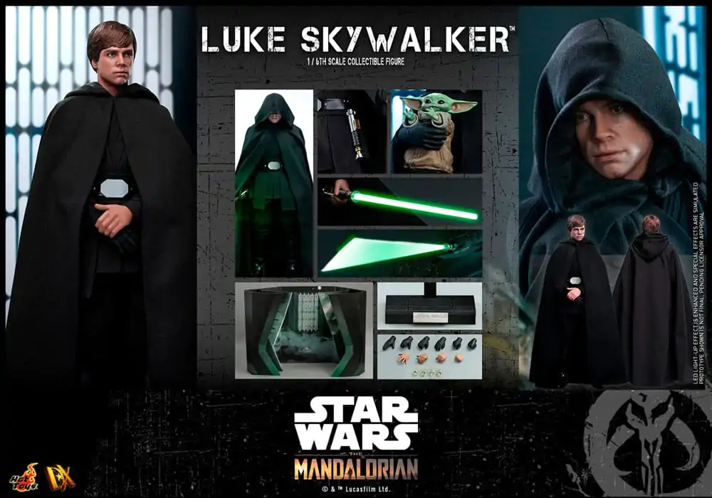 Star Wars: The Mandalorian DX Actionfigur 1/6 Luke Skywalker Deluxe Version Spedial Edition 30 cm Produktfoto