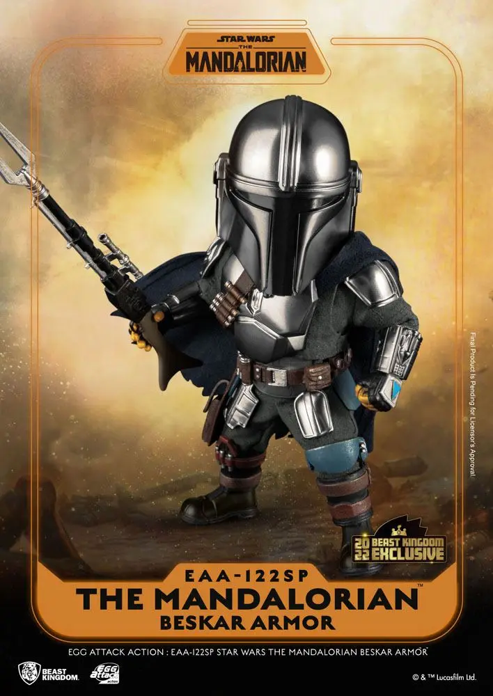 Star Wars The Mandalorian Egg Attack Action Actionfigur The Mandalorian Beskar Armor 17 cm Produktfoto