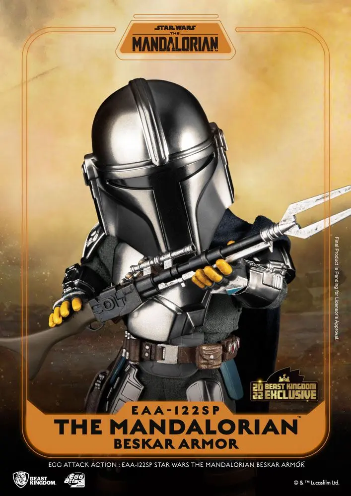 Star Wars The Mandalorian Egg Attack Action Actionfigur The Mandalorian Beskar Armor 17 cm Produktfoto