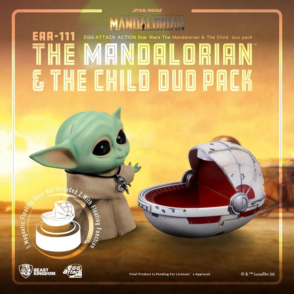 Star Wars The Mandalorian Egg Attack Action Actionfiguren The Mandalorian & The Child 7 - 17 cm Produktfoto