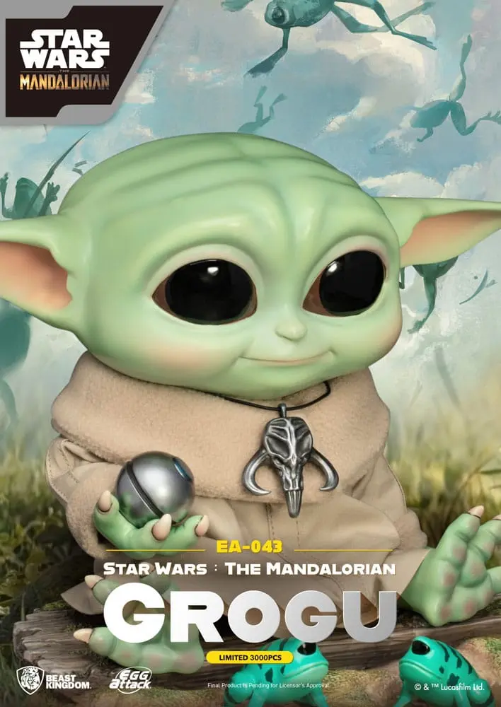 Star Wars: The Mandalorian Egg Attack Statue Grogu 18 cm termékfotó