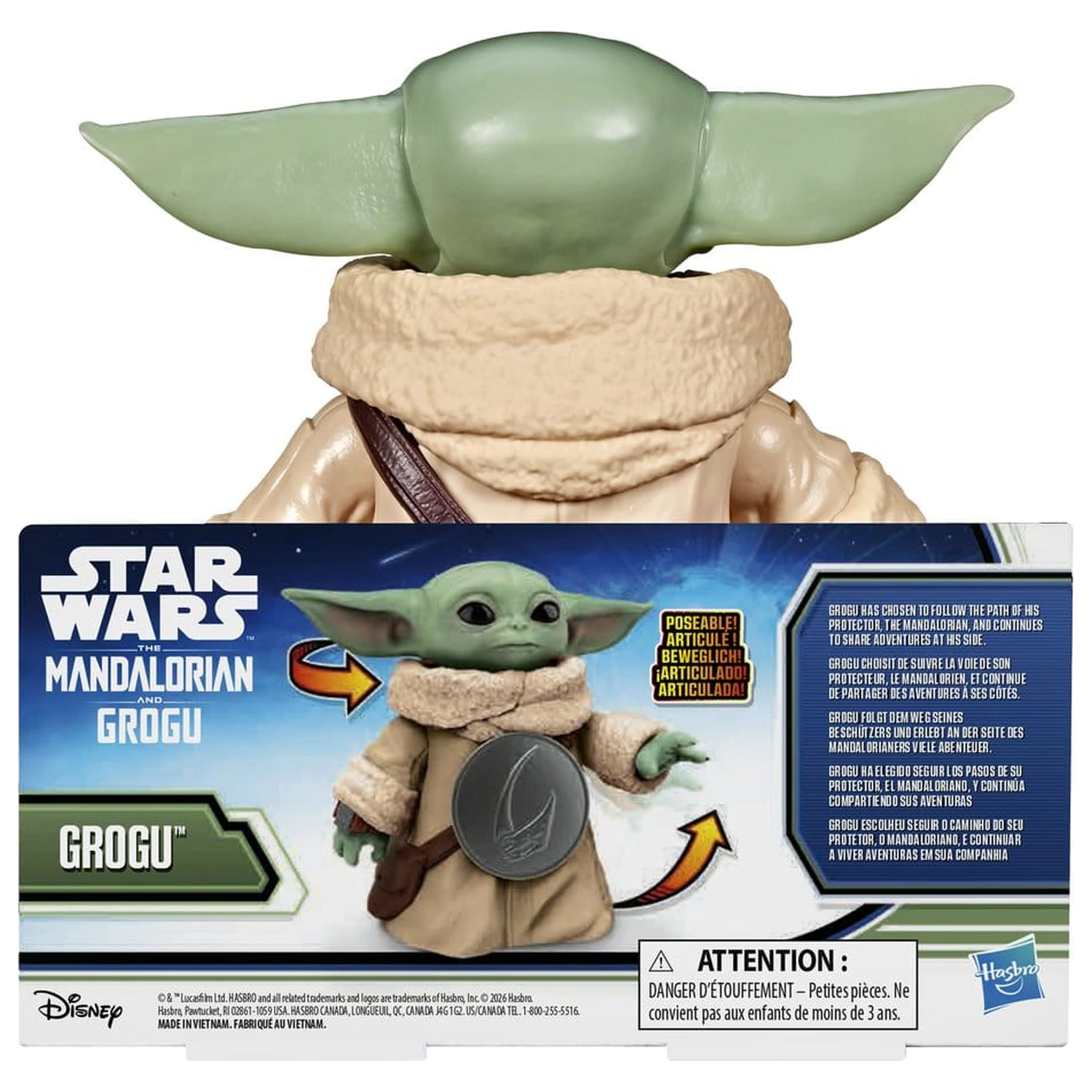 Star Wars: The Mandalorian & Grogu Actionfigur Grogu 17 cm Produktfoto