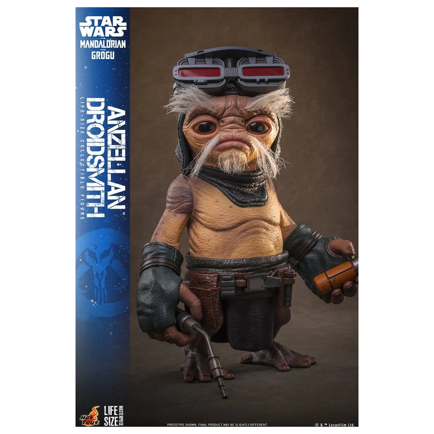 Star Wars: The Mandalorian & Grogu Lebensgroße Figur Anzellan Droidsmith 27 cm Produktfoto