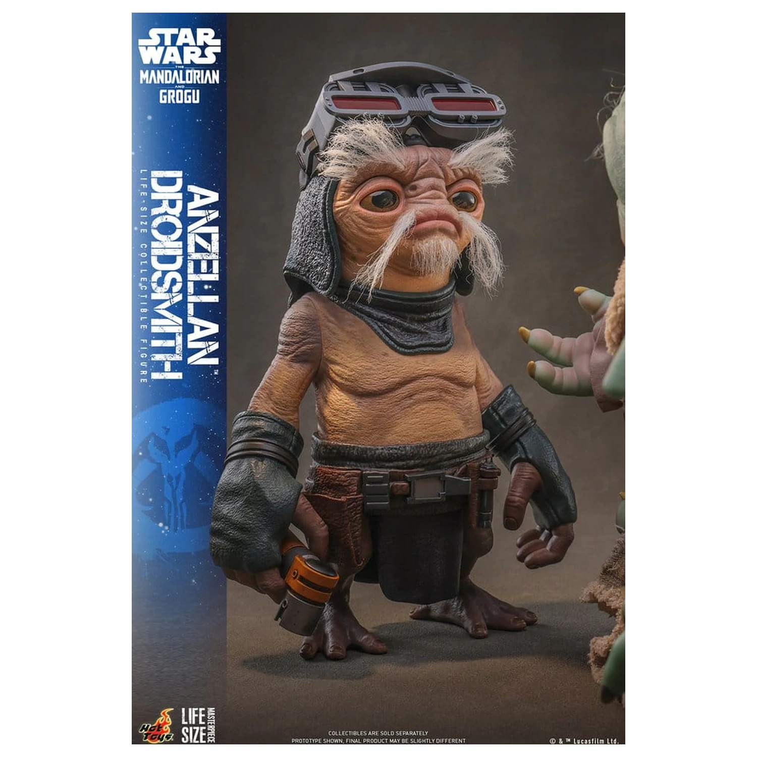 Star Wars: The Mandalorian & Grogu Lebensgroße Figur Anzellan Droidsmith 27 cm Produktfoto