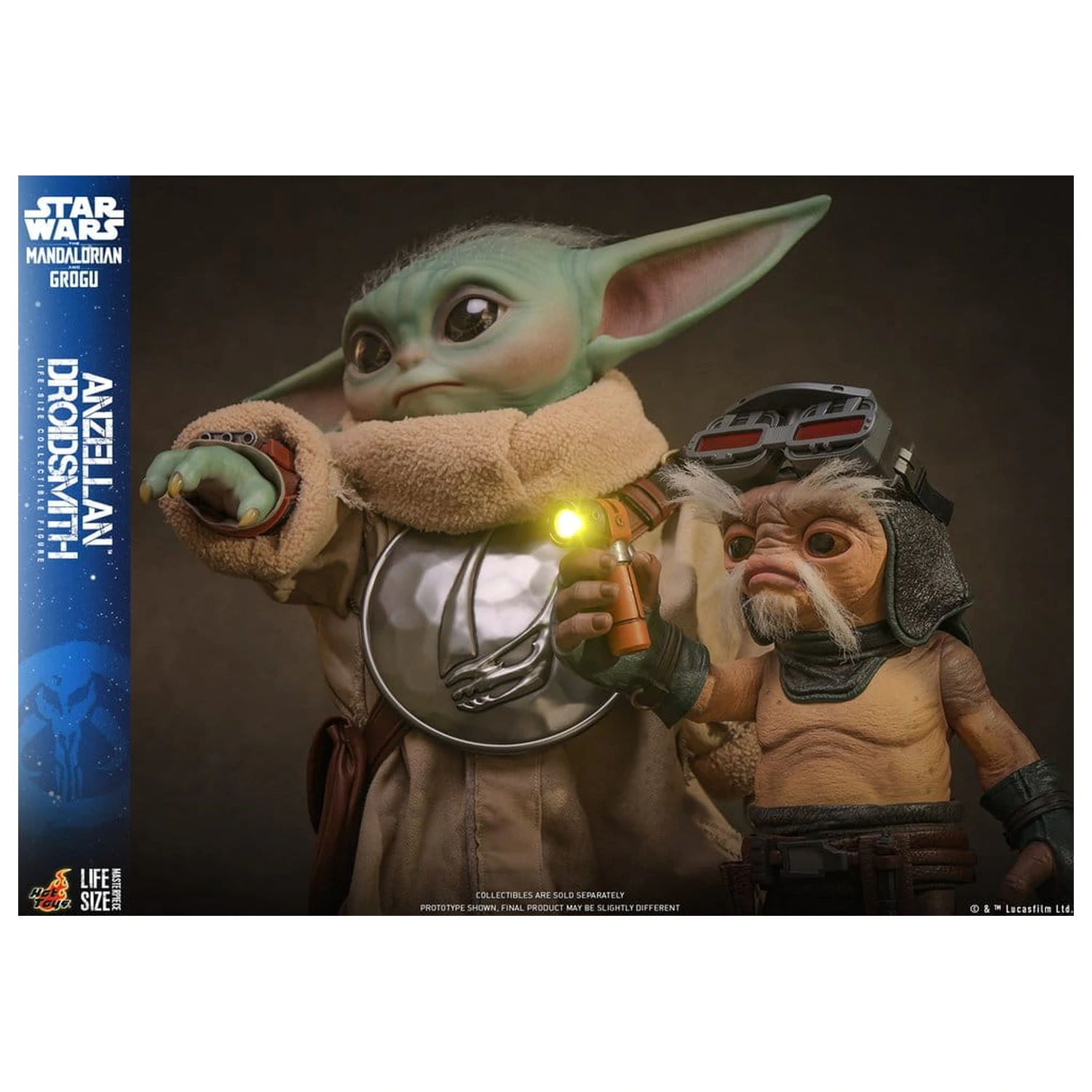 Star Wars: The Mandalorian & Grogu Lebensgroße Figur Anzellan Droidsmith 27 cm Produktfoto