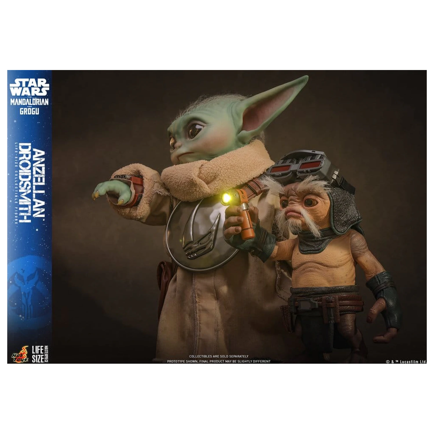Star Wars: The Mandalorian & Grogu Lebensgroße Figur Anzellan Droidsmith 27 cm Produktfoto