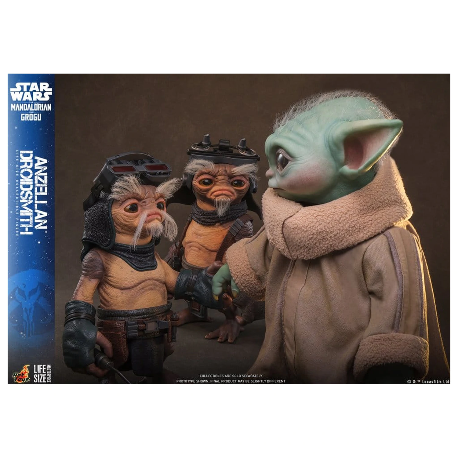 Star Wars: The Mandalorian & Grogu Lebensgroße Figur Anzellan Droidsmith 27 cm Produktfoto