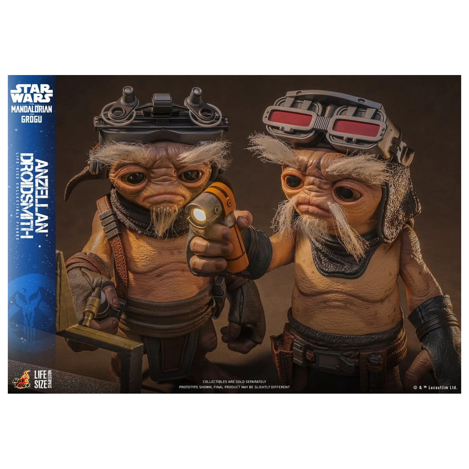 Star Wars: The Mandalorian & Grogu Lebensgroße Figur Anzellan Droidsmith 27 cm Produktfoto