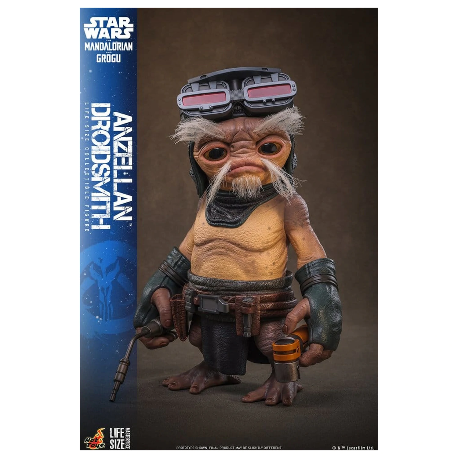 Star Wars: The Mandalorian & Grogu Lebensgroße Figur Anzellan Droidsmith 27 cm Produktfoto