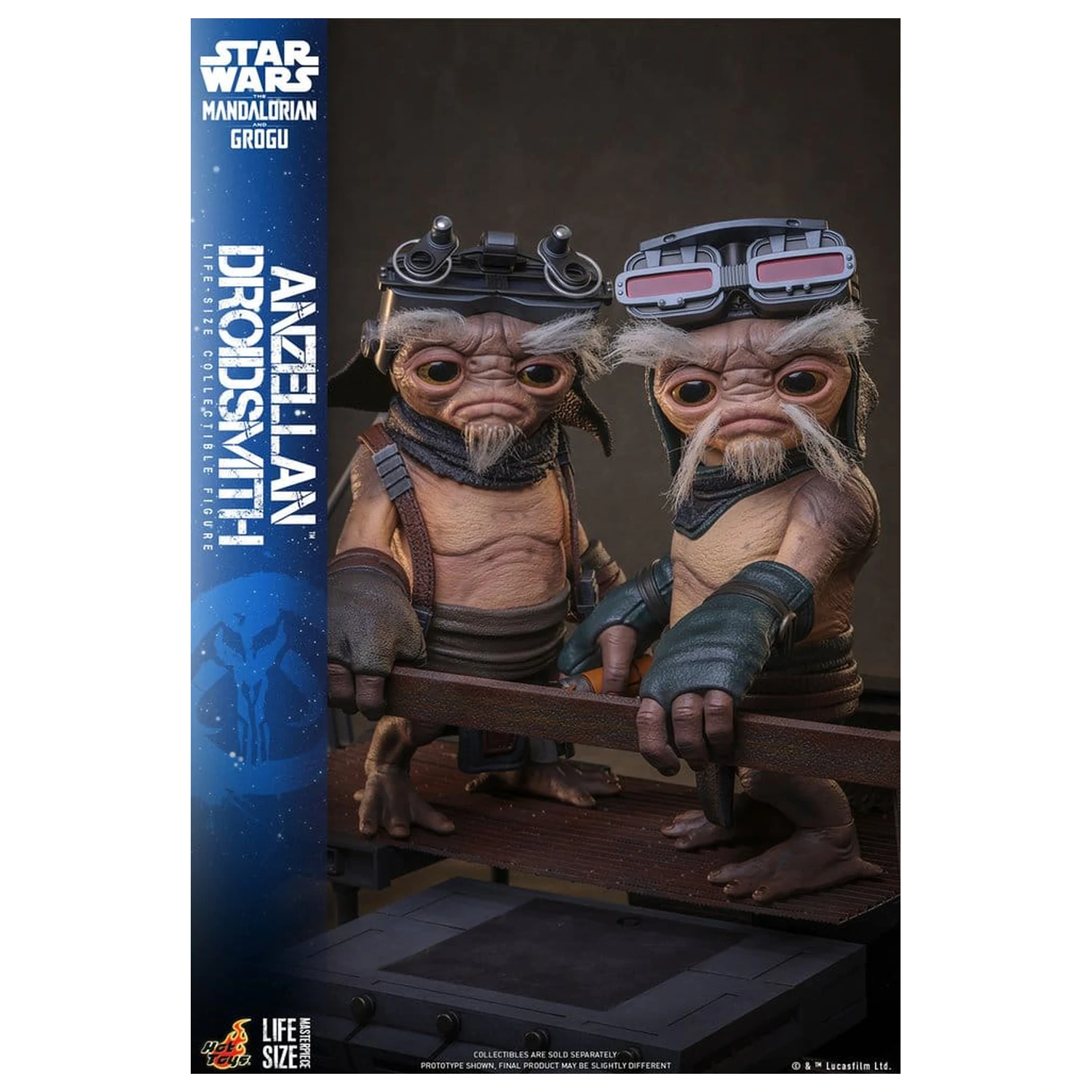 Star Wars: The Mandalorian & Grogu Lebensgroße Figur Anzellan Droidsmith 27 cm Produktfoto