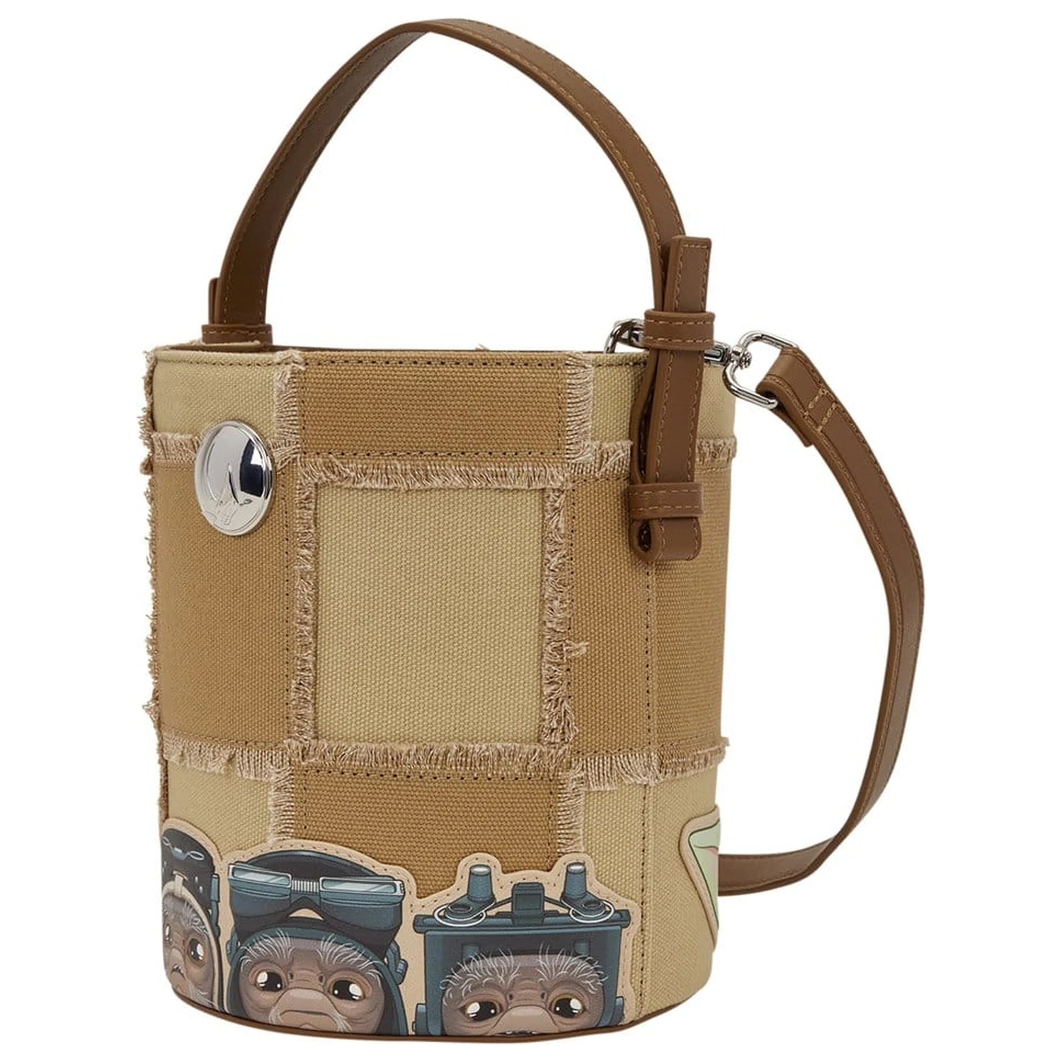 Star Wars: The Mandalorian von Loungefly Umhängetasche Grogu & Anzellan Produktfoto