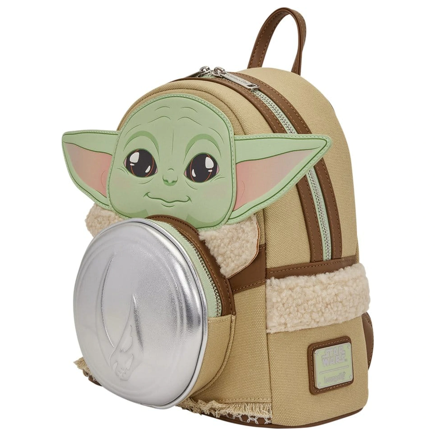 Star Wars: The Mandalorian by Loungefly Mini Rucksack Grogu & Anzellan Produktfoto