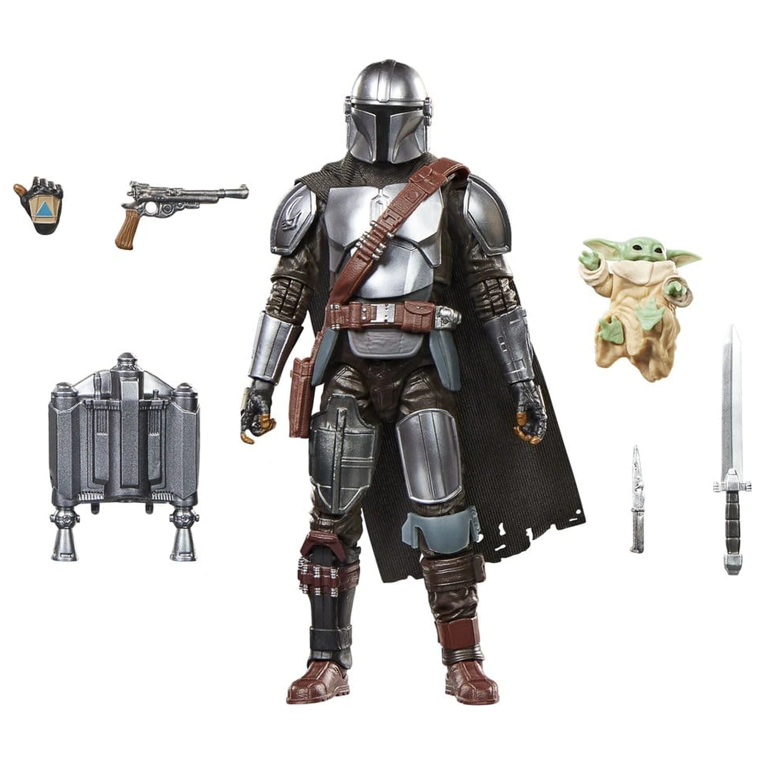 Star Wars: The Mandalorian & Grogu Black Series Actionfigur The Mandalorian & Grogu 15 cm [BESCHÄDIGTE VERPACKUNG] Produktfoto