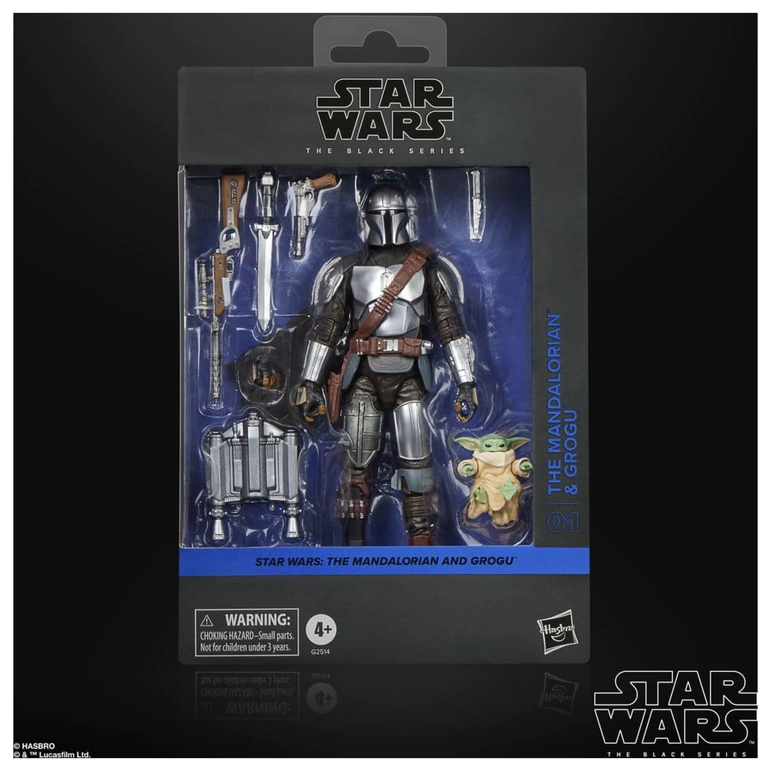 Star Wars: The Mandalorian & Grogu Black Series Actionfigur The Mandalorian & Grogu 15 cm [BESCHÄDIGTE VERPACKUNG] Produktfoto