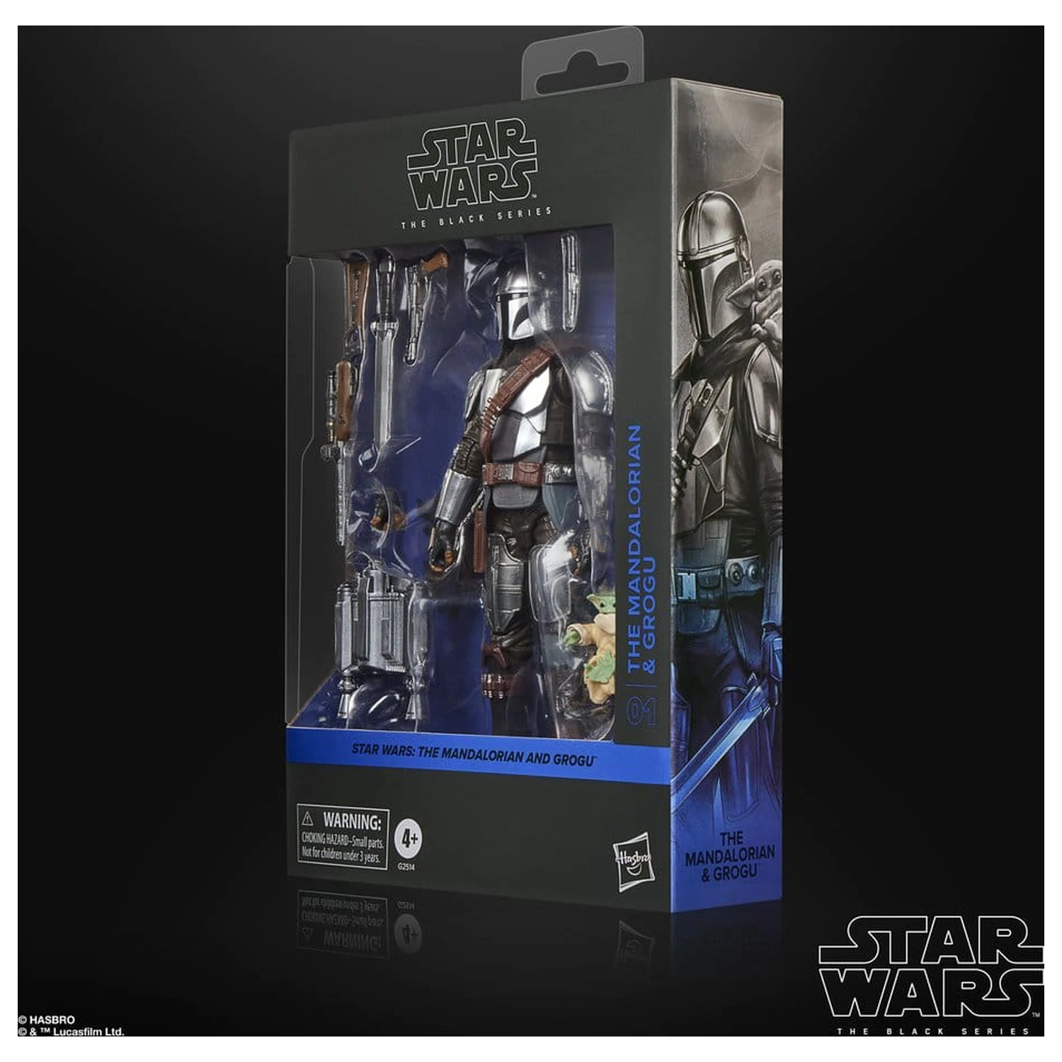 Star Wars: The Mandalorian & Grogu Black Series Actionfigur The Mandalorian & Grogu 15 cm [BESCHÄDIGTE VERPACKUNG] Produktfoto