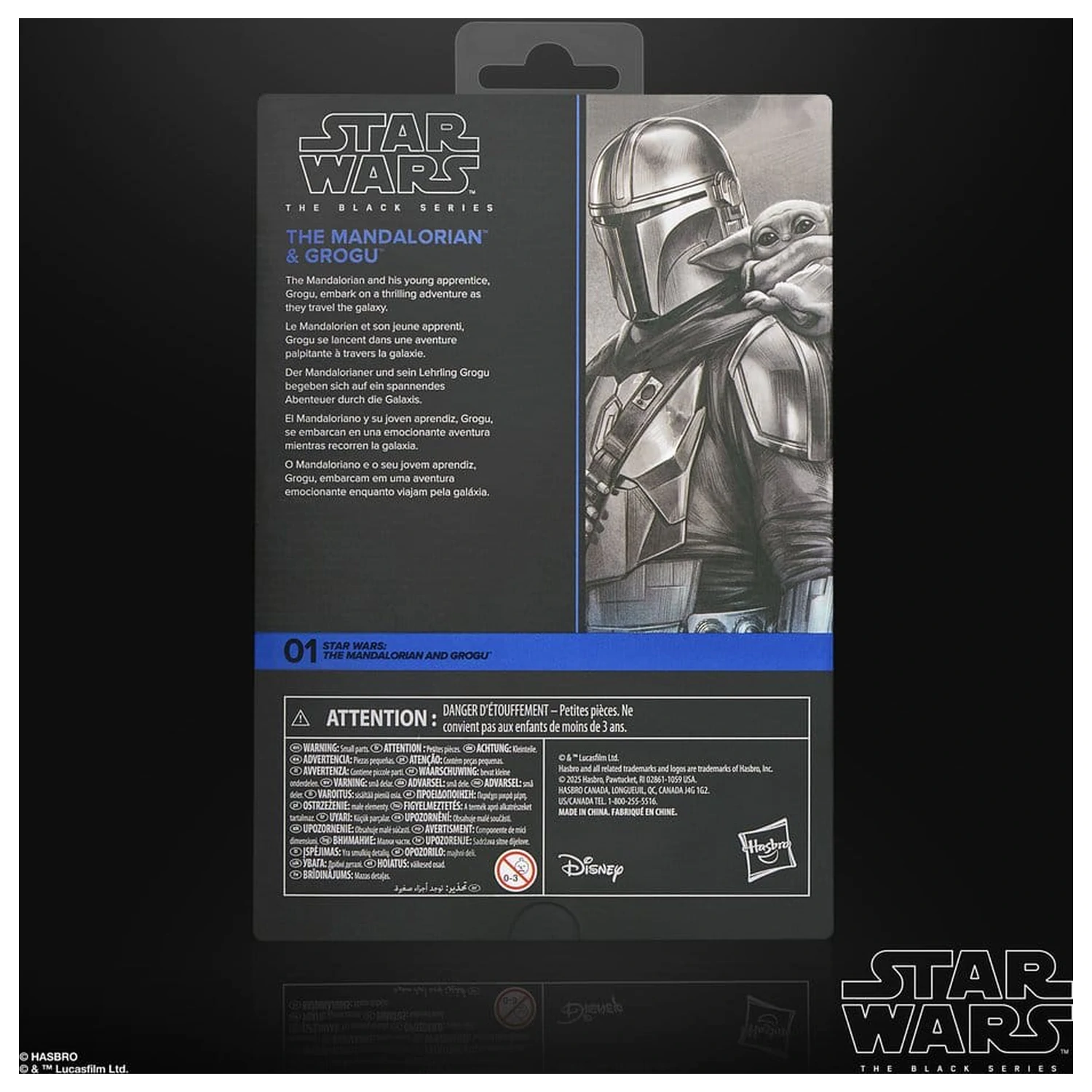 Star Wars: The Mandalorian & Grogu Black Series Actionfigur The Mandalorian & Grogu 15 cm [BESCHÄDIGTE VERPACKUNG] Produktfoto