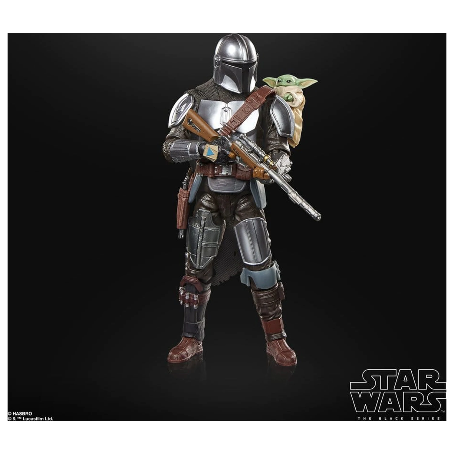Star Wars: The Mandalorian & Grogu Black Series Actionfigur The Mandalorian & Grogu 15 cm [BESCHÄDIGTE VERPACKUNG] Produktfoto