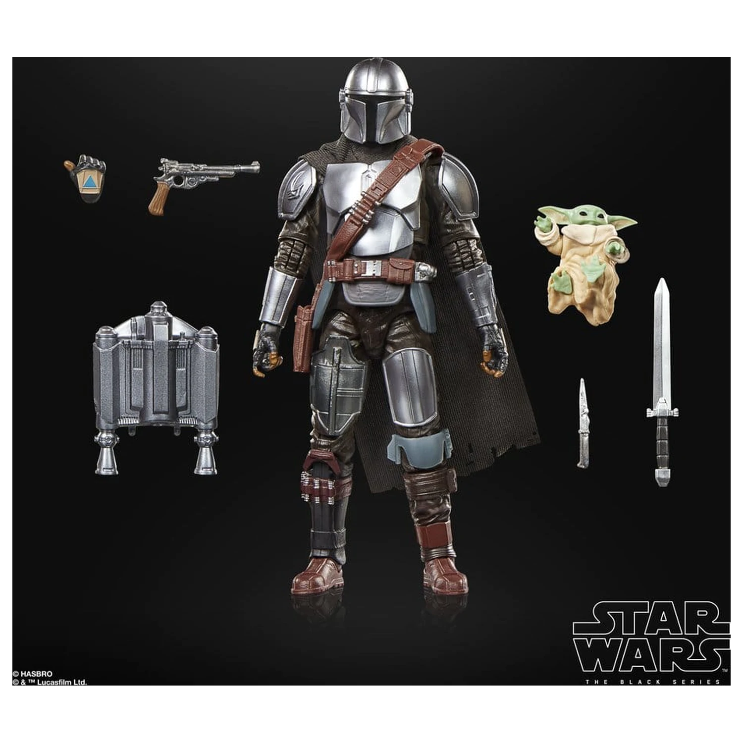 Star Wars: The Mandalorian & Grogu Black Series Actionfigur The Mandalorian & Grogu 15 cm [BESCHÄDIGTE VERPACKUNG] Produktfoto