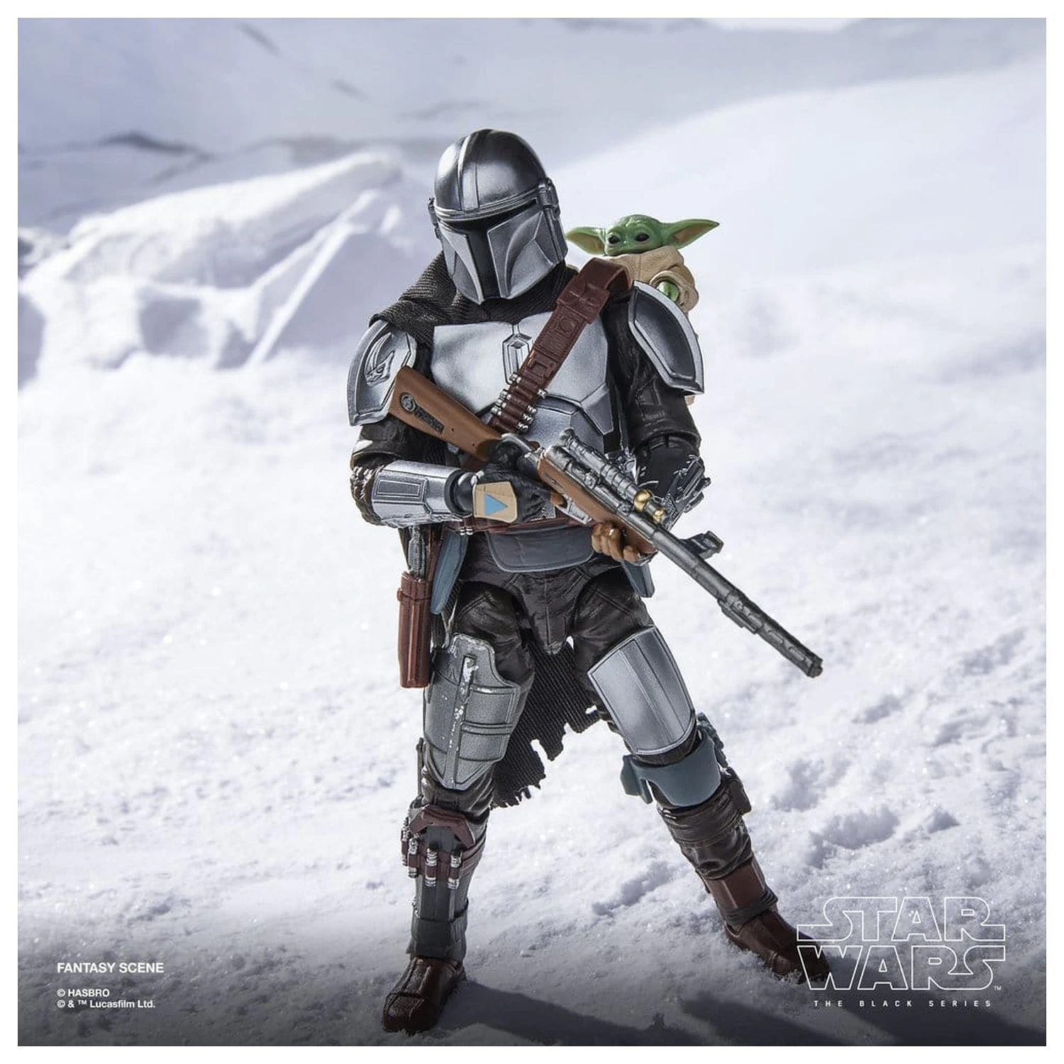Star Wars: The Mandalorian & Grogu Black Series Actionfigur The Mandalorian & Grogu 15 cm [BESCHÄDIGTE VERPACKUNG] Produktfoto