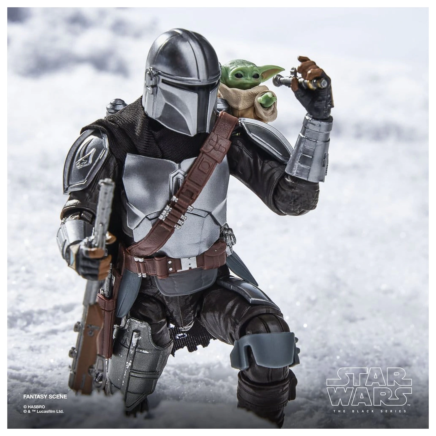 Star Wars: The Mandalorian & Grogu Black Series Actionfigur The Mandalorian & Grogu 15 cm [BESCHÄDIGTE VERPACKUNG] Produktfoto