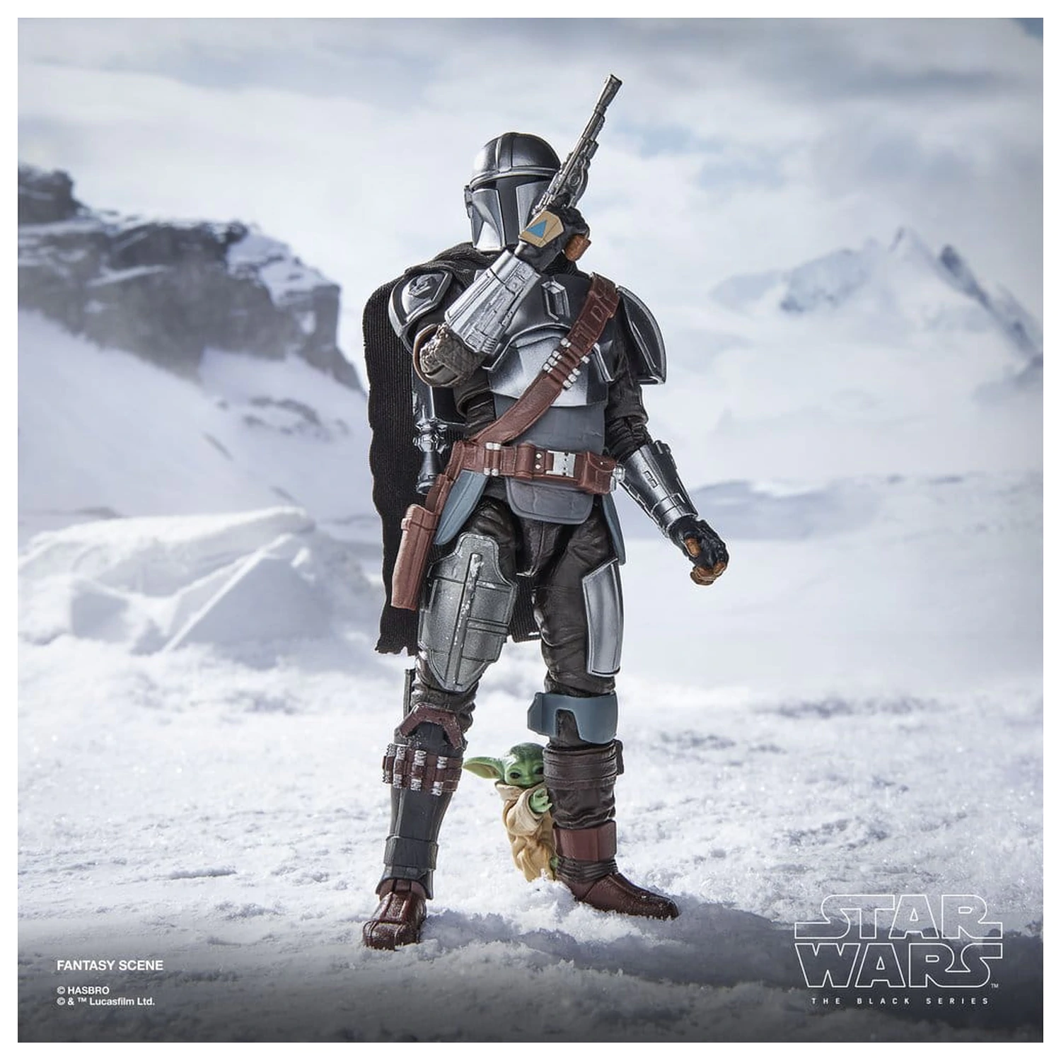 Star Wars: The Mandalorian & Grogu Black Series Actionfigur The Mandalorian & Grogu 15 cm [BESCHÄDIGTE VERPACKUNG] Produktfoto
