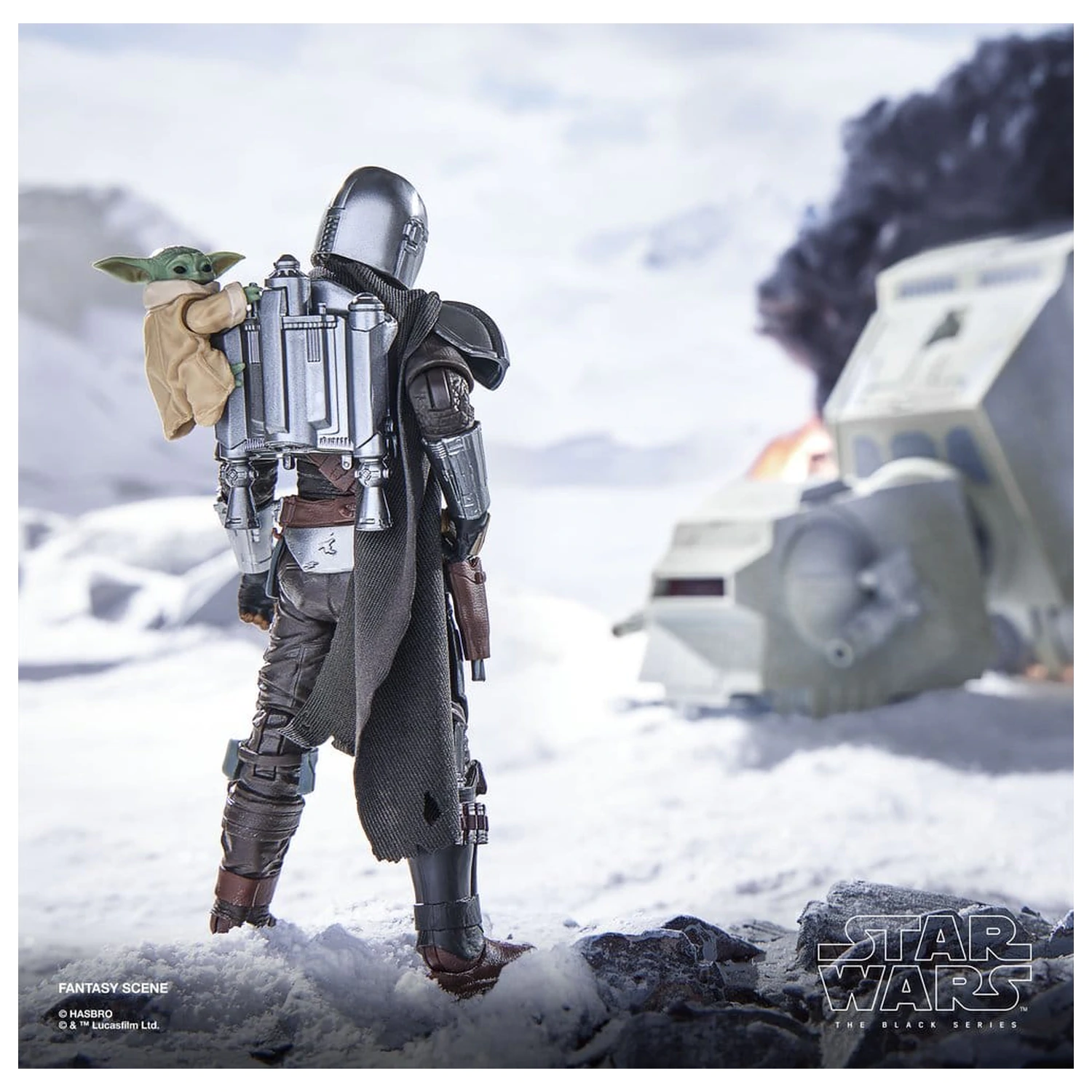 Star Wars: The Mandalorian & Grogu Black Series Actionfigur The Mandalorian & Grogu 15 cm [BESCHÄDIGTE VERPACKUNG] Produktfoto