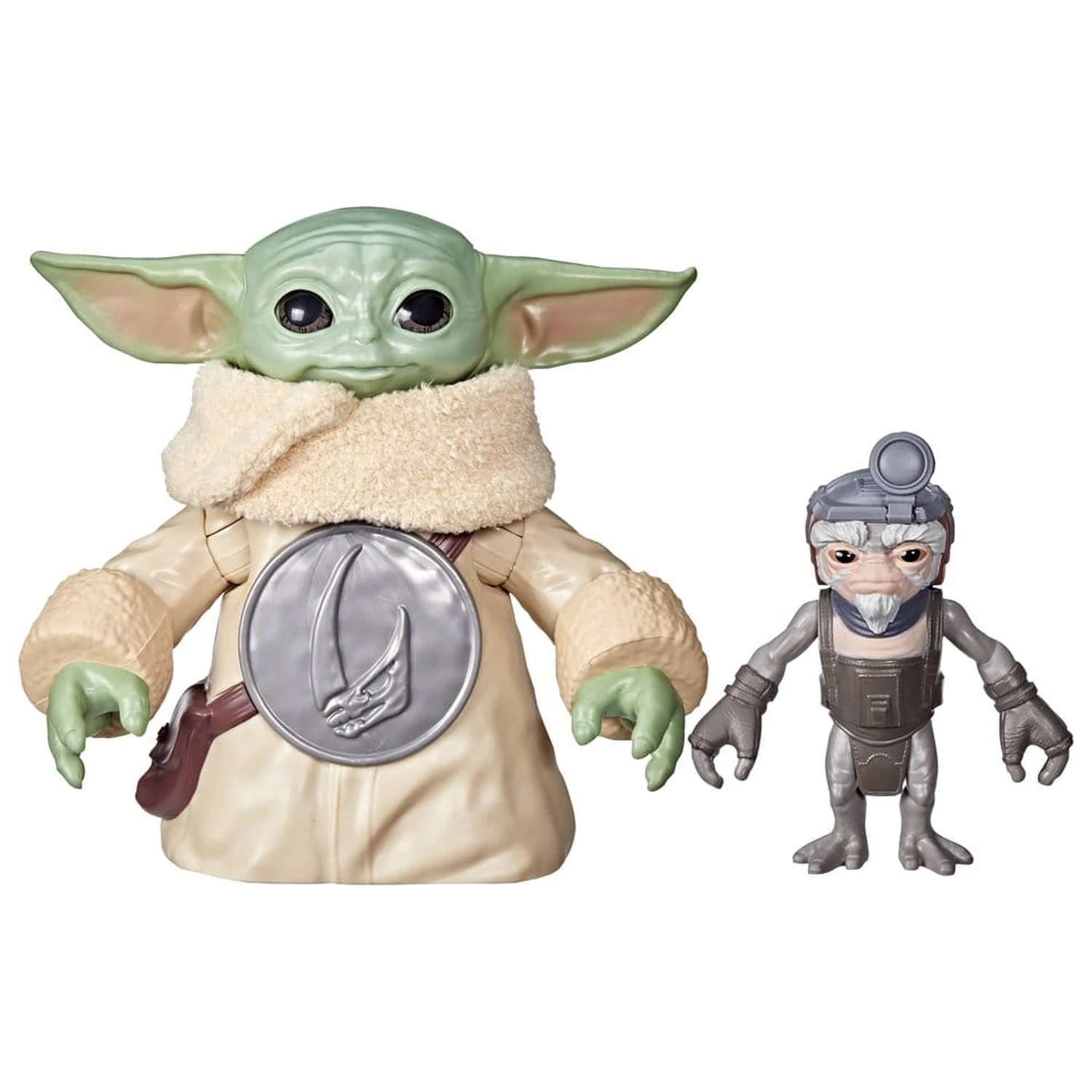Star Wars: The Mandalorian & Grogu Elektronische Actionfigur Huggin' Grogu & Anzellan 17 cm Produktfoto