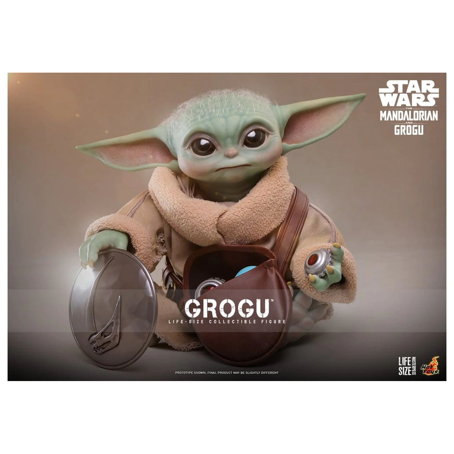 Star Wars: The Mandalorian & Grogu Life-Size Figur Grogu 38 cm Produktfoto
