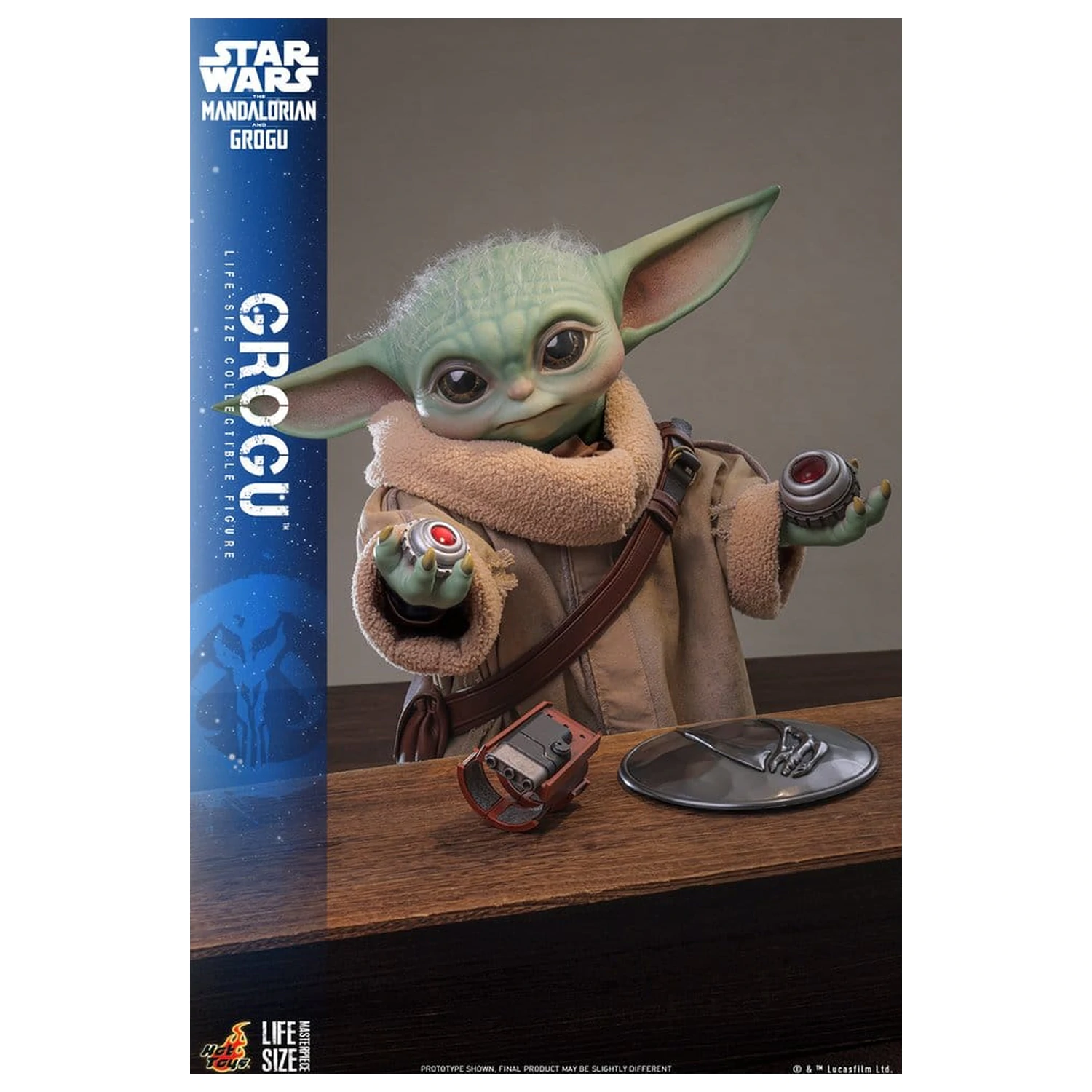 Star Wars: The Mandalorian & Grogu Life-Size Figur Grogu 38 cm Produktfoto