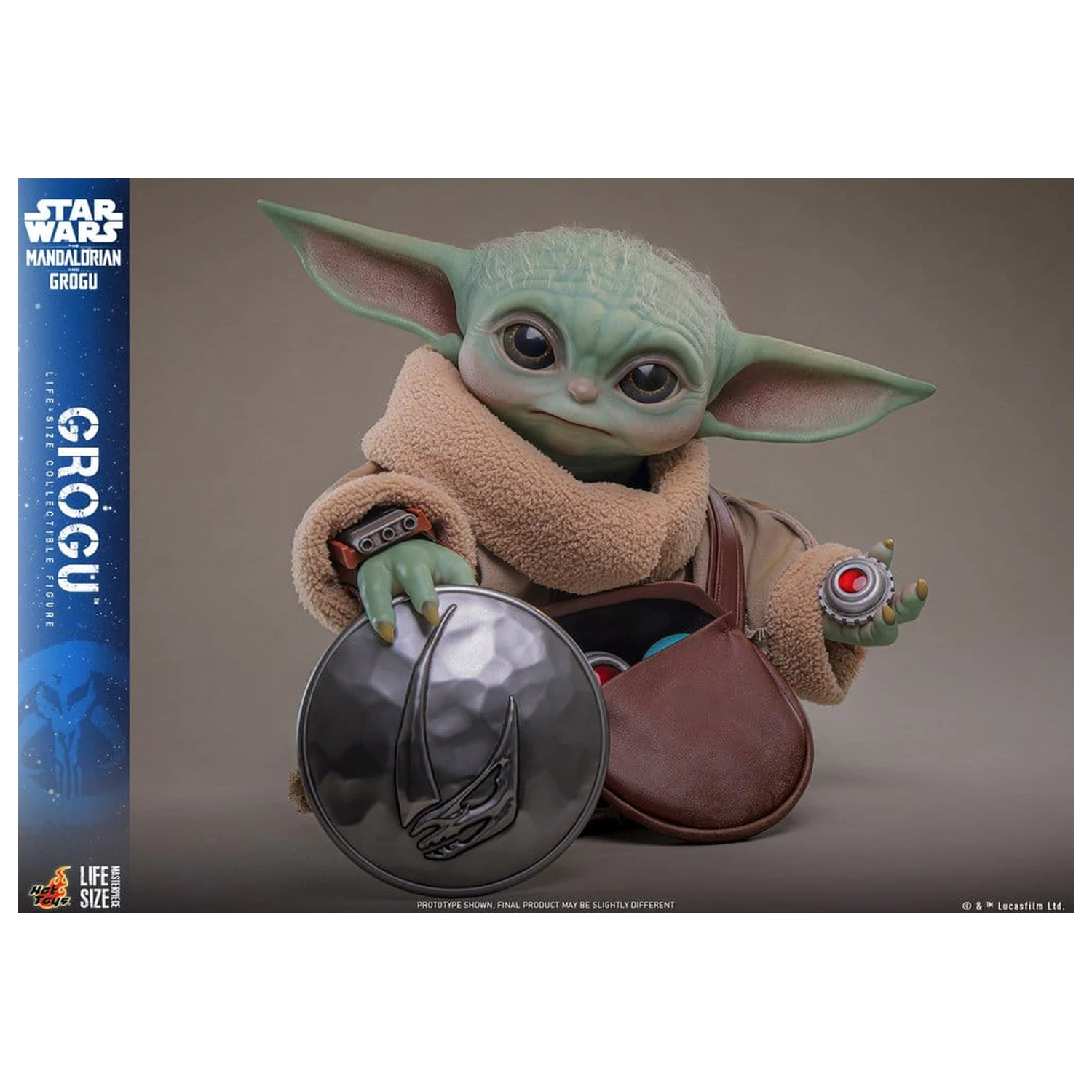 Star Wars: The Mandalorian & Grogu Life-Size Figur Grogu 38 cm Produktfoto
