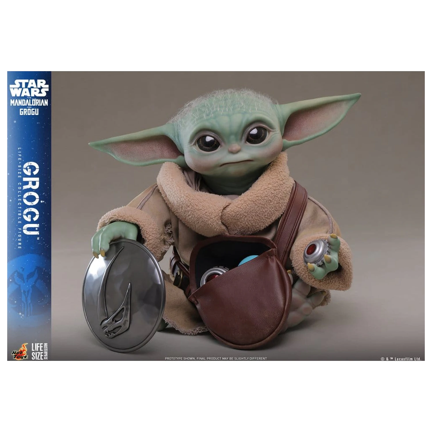 Star Wars: The Mandalorian & Grogu Life-Size Figur Grogu 38 cm Produktfoto