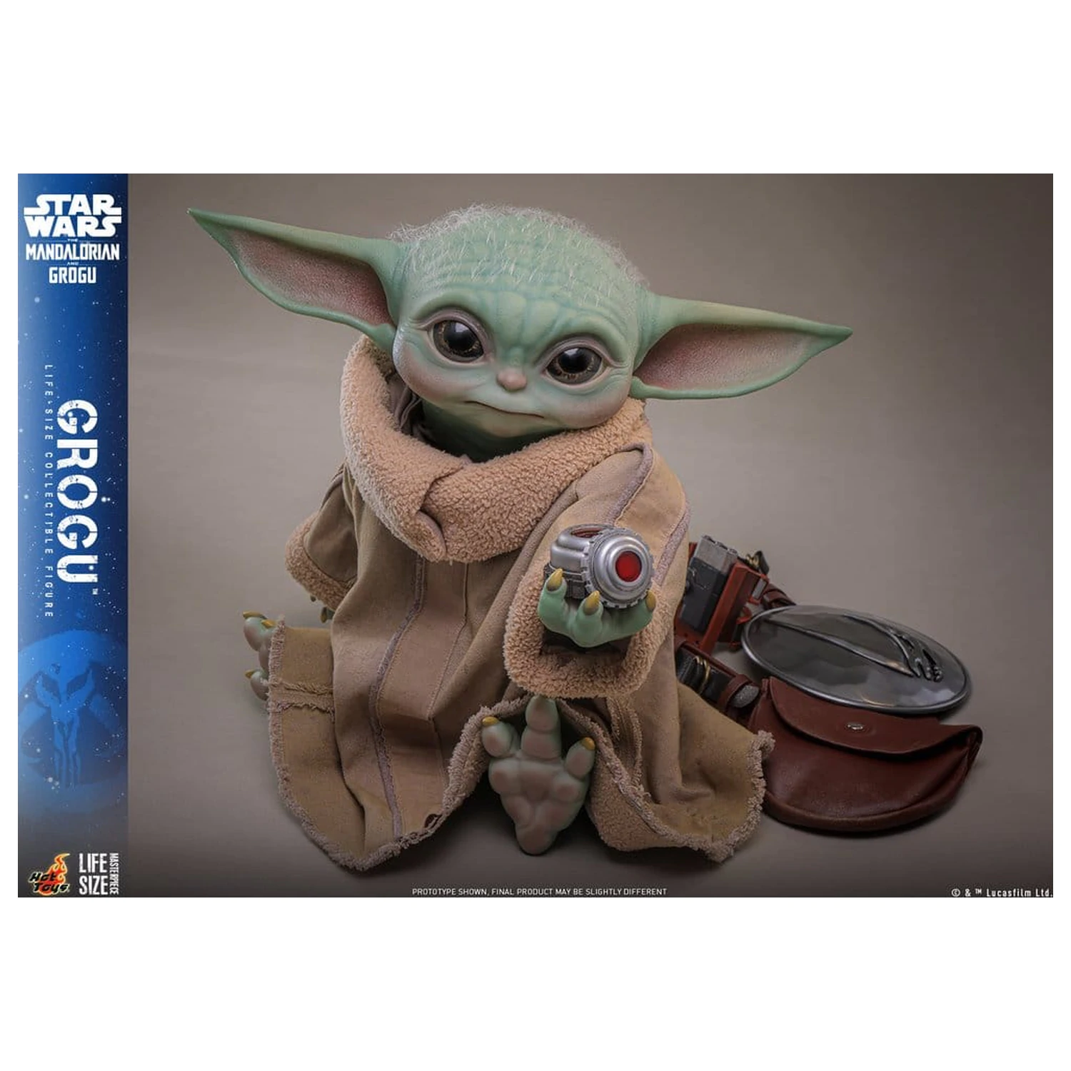 Star Wars: The Mandalorian & Grogu Life-Size Figur Grogu 38 cm Produktfoto
