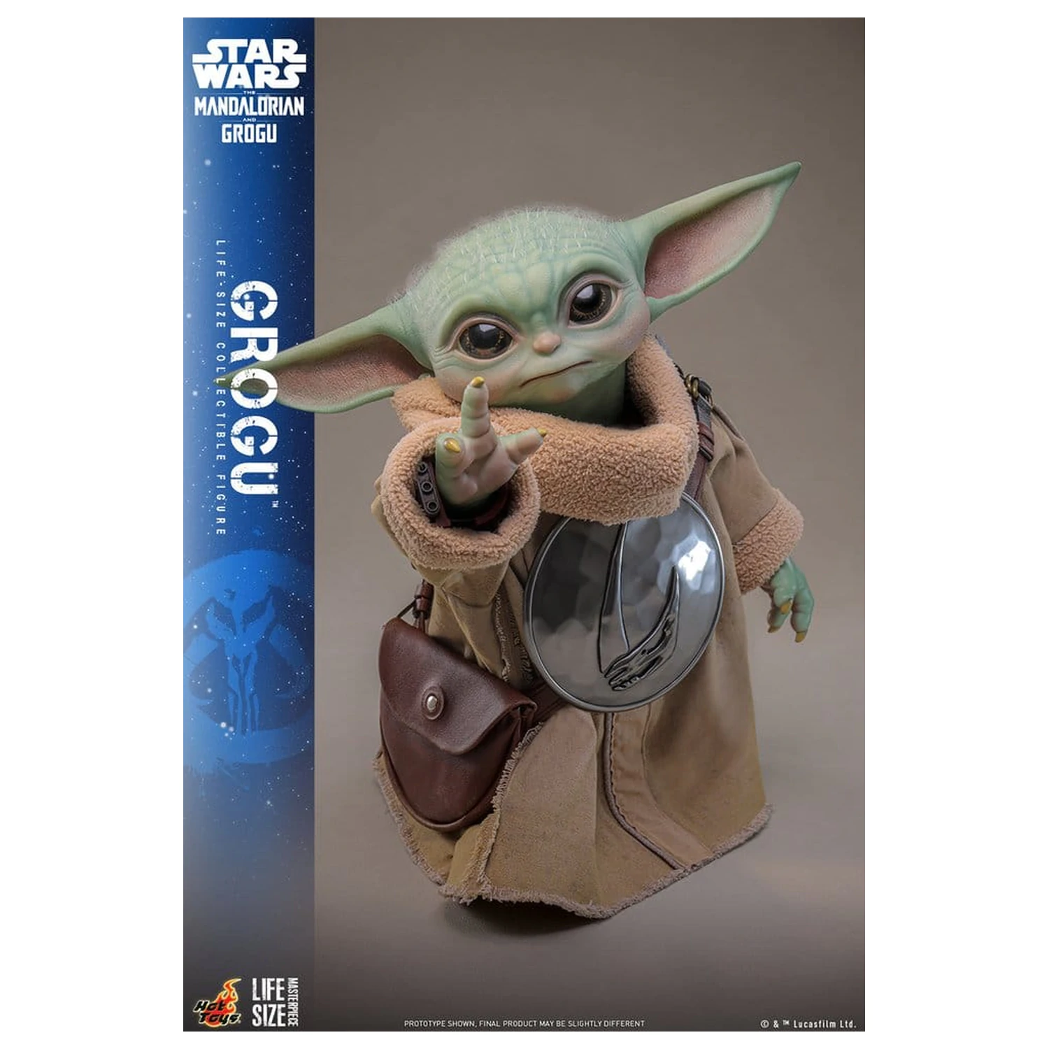 Star Wars: The Mandalorian & Grogu Life-Size Figur Grogu 38 cm Produktfoto
