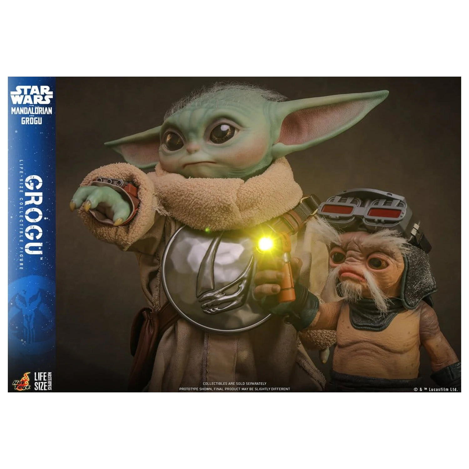 Star Wars: The Mandalorian & Grogu Life-Size Figur Grogu 38 cm Produktfoto