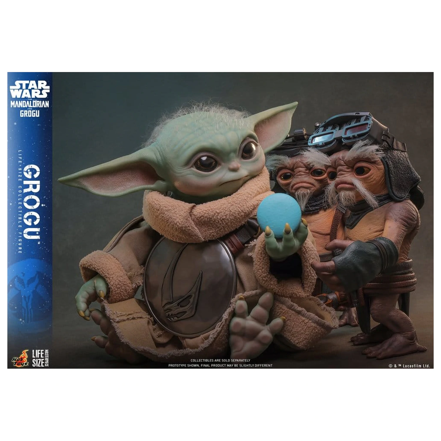 Star Wars: The Mandalorian & Grogu Life-Size Figur Grogu 38 cm Produktfoto