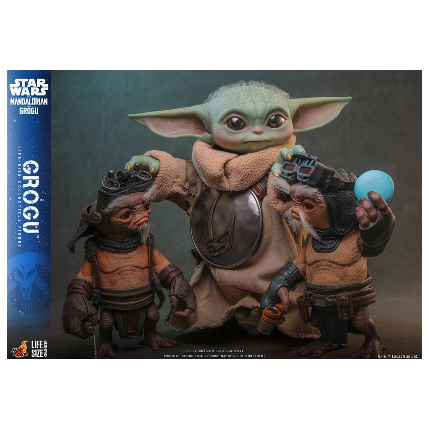 Star Wars: The Mandalorian & Grogu Life-Size Figur Grogu 38 cm Produktfoto
