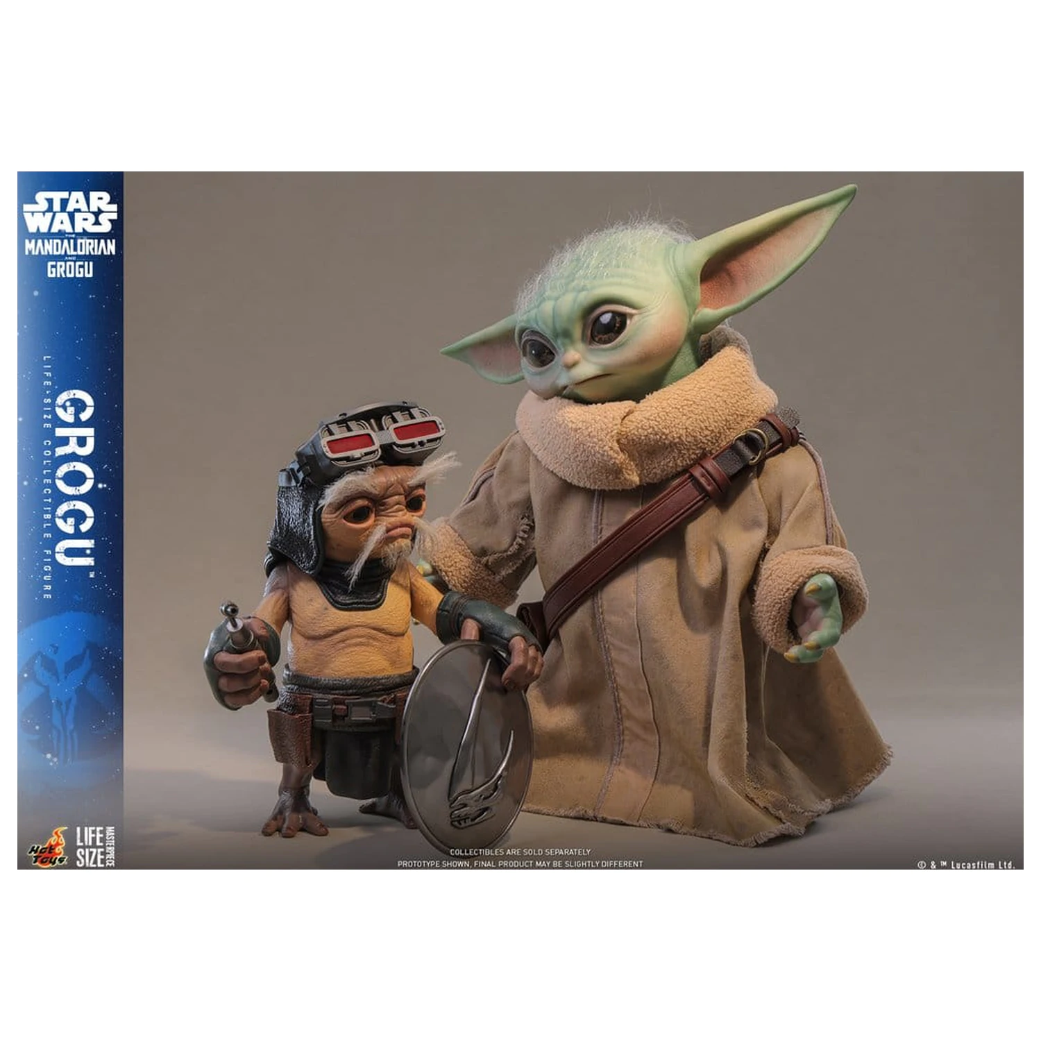 Star Wars: The Mandalorian & Grogu Life-Size Figur Grogu 38 cm Produktfoto