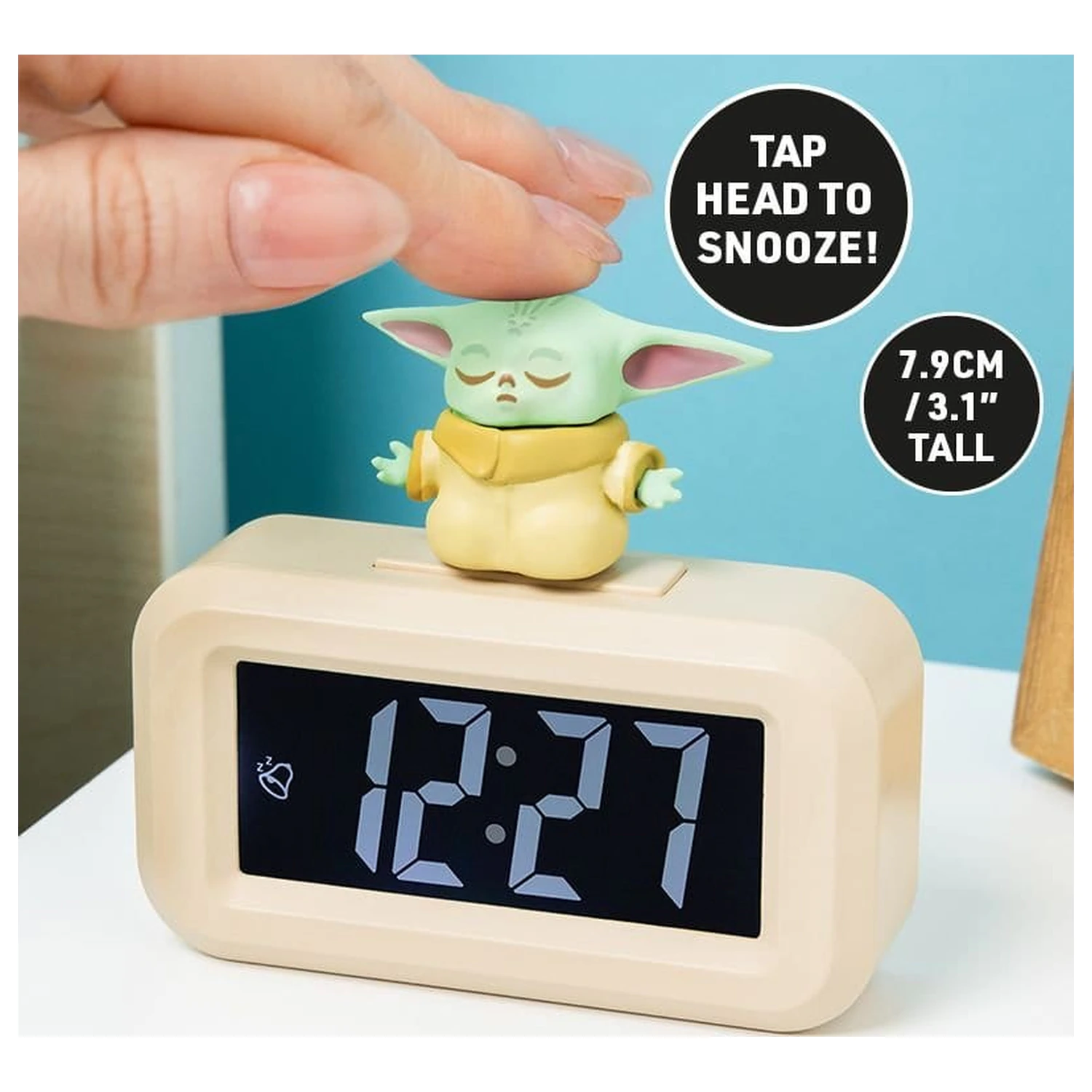 Star Wars: The Mandalorian Icon Mini Wecker Grogu Produktfoto