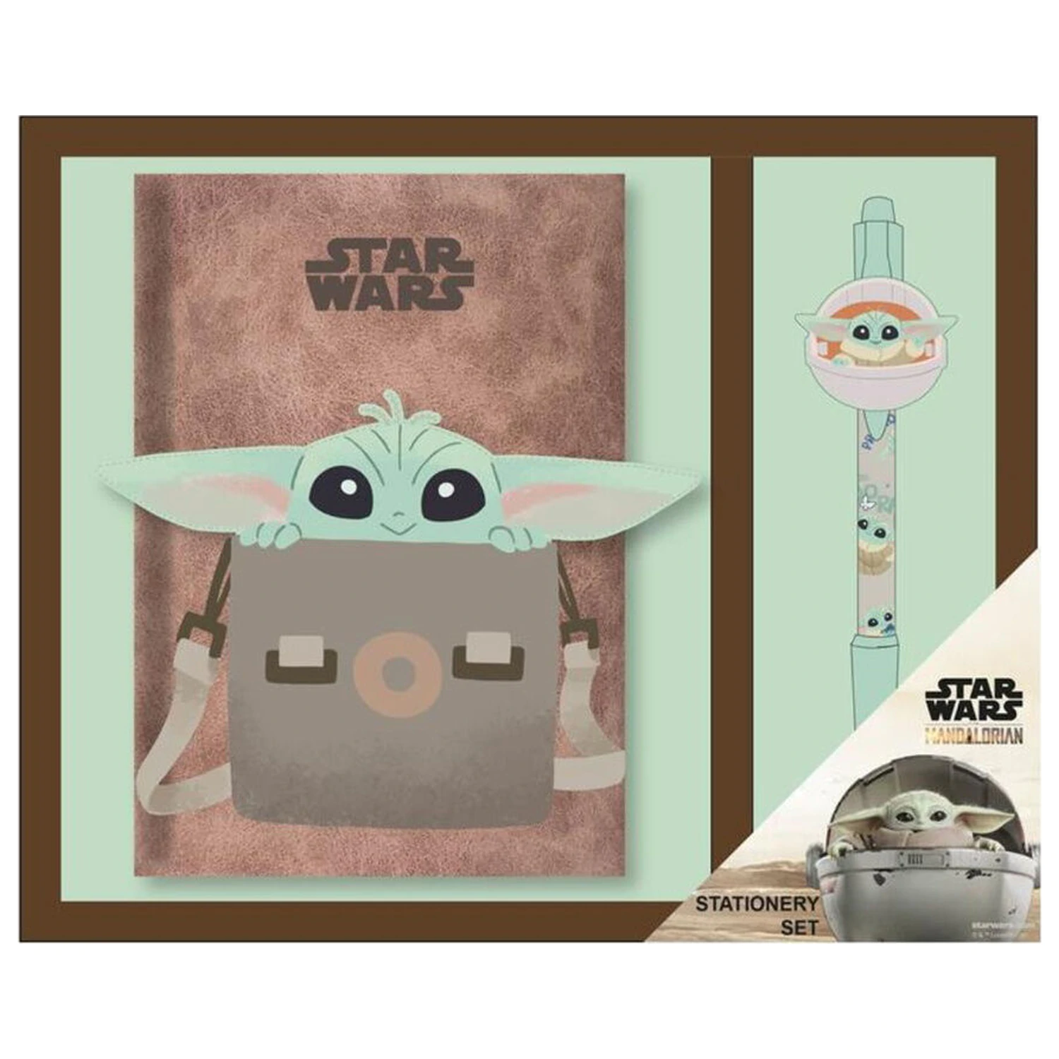 Star Wars The Mandalorian Grogu Schreibwaren-Set Produktfoto