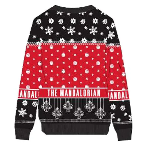 Star Wars The Mandalorian Grogu Weihnachtspullover Produktfoto