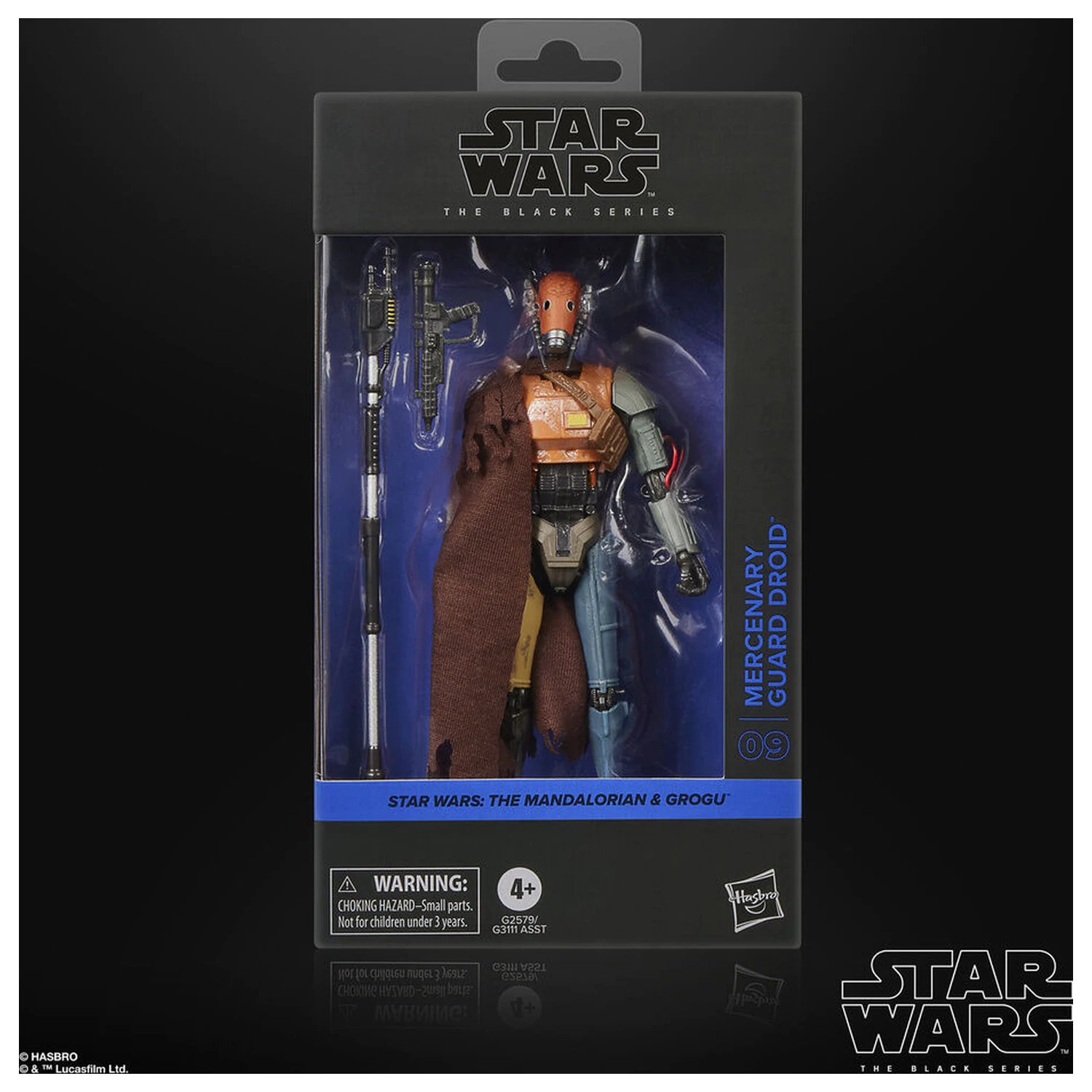 Star Wars The Mandalorian & Grogu Mercenary Guard Droid Figur 15 cm Produktfoto