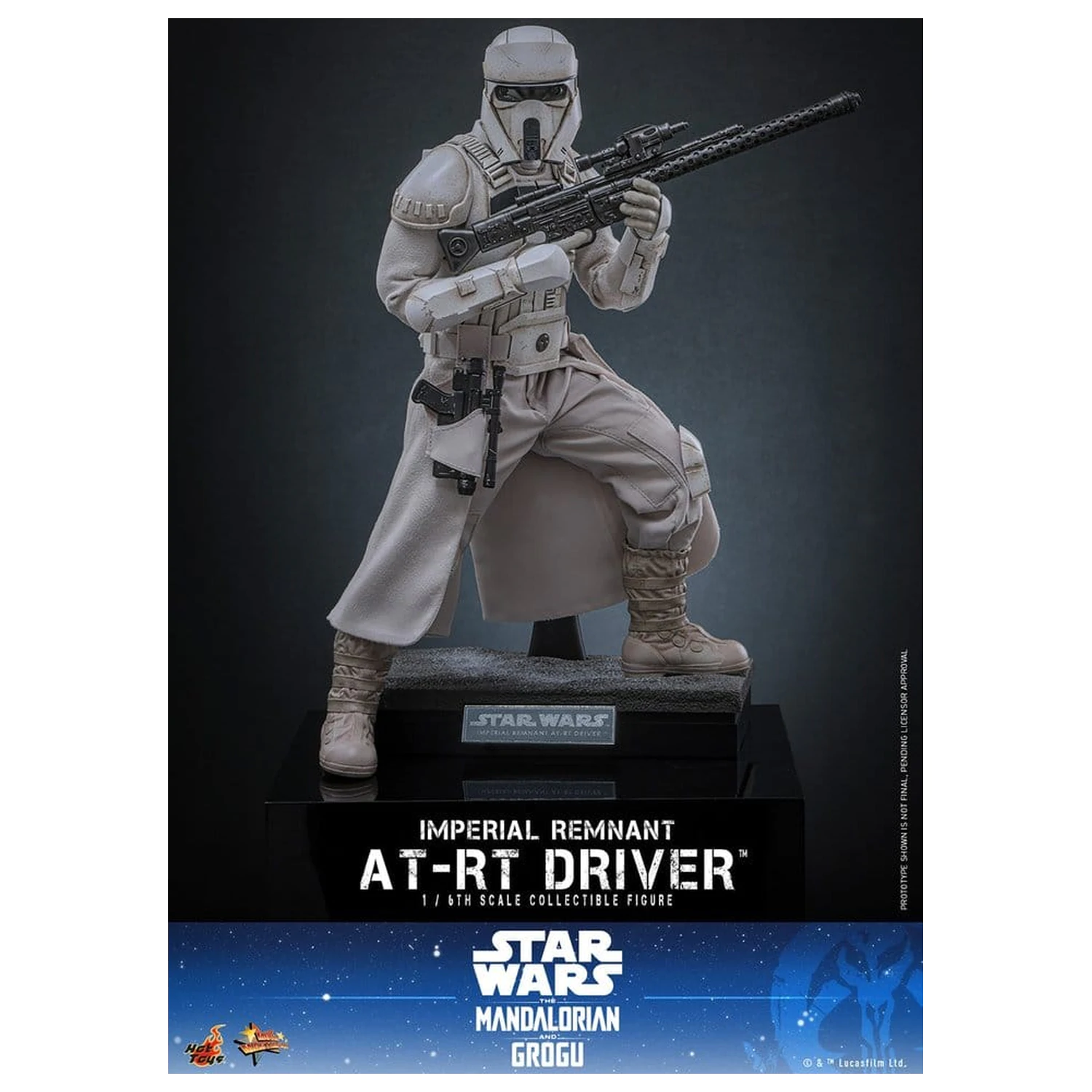Star Wars: The Mandalorian & Grogu Movie Masterpiece Action Figur 1/6 Imperial Remnant AT-RT Driver 30 cm Produktfoto