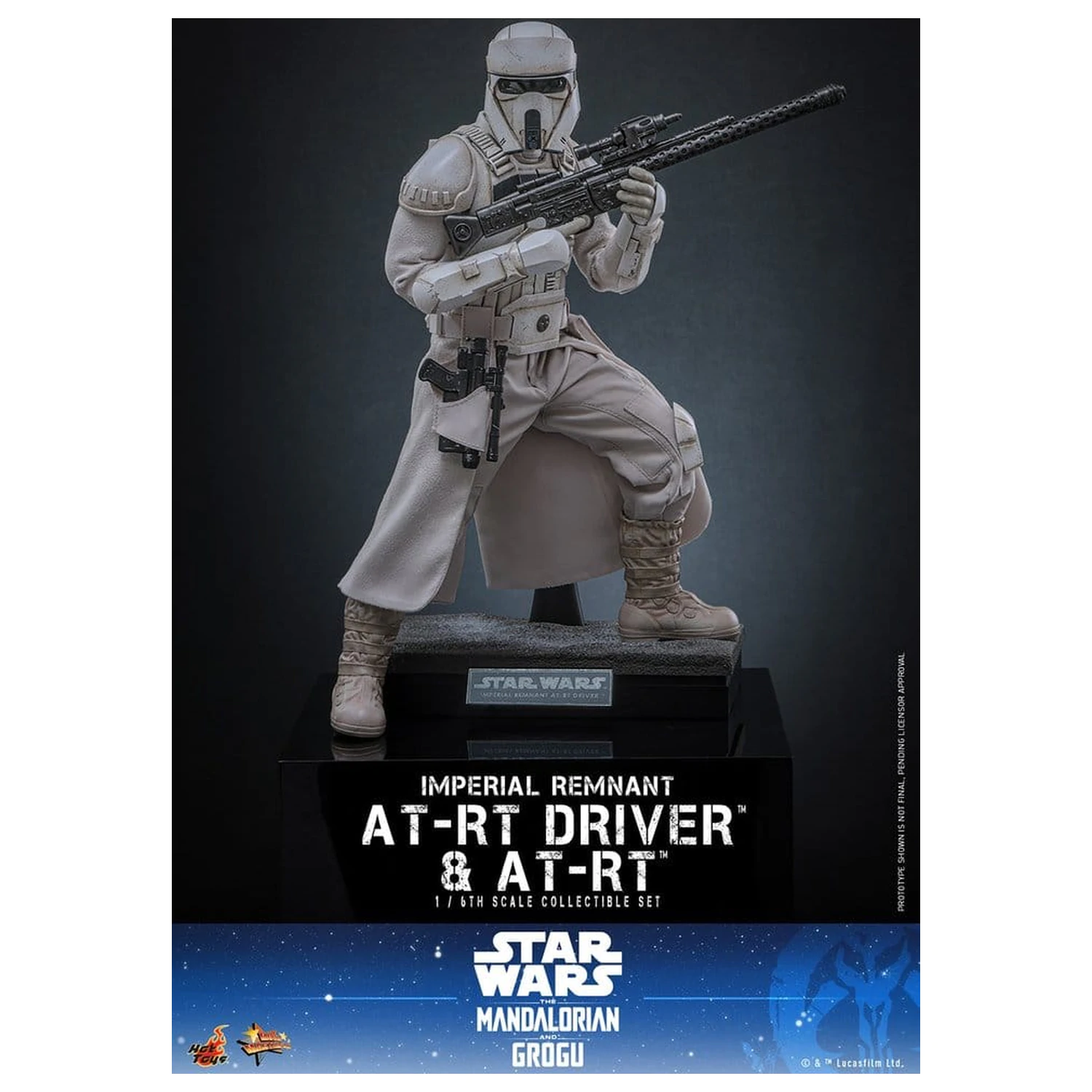 Star Wars: The Mandalorian & Grogu Movie Masterpiece Action Figur 1/6 Imperial Remnant AT-RT Driver 30 cm Produktfoto