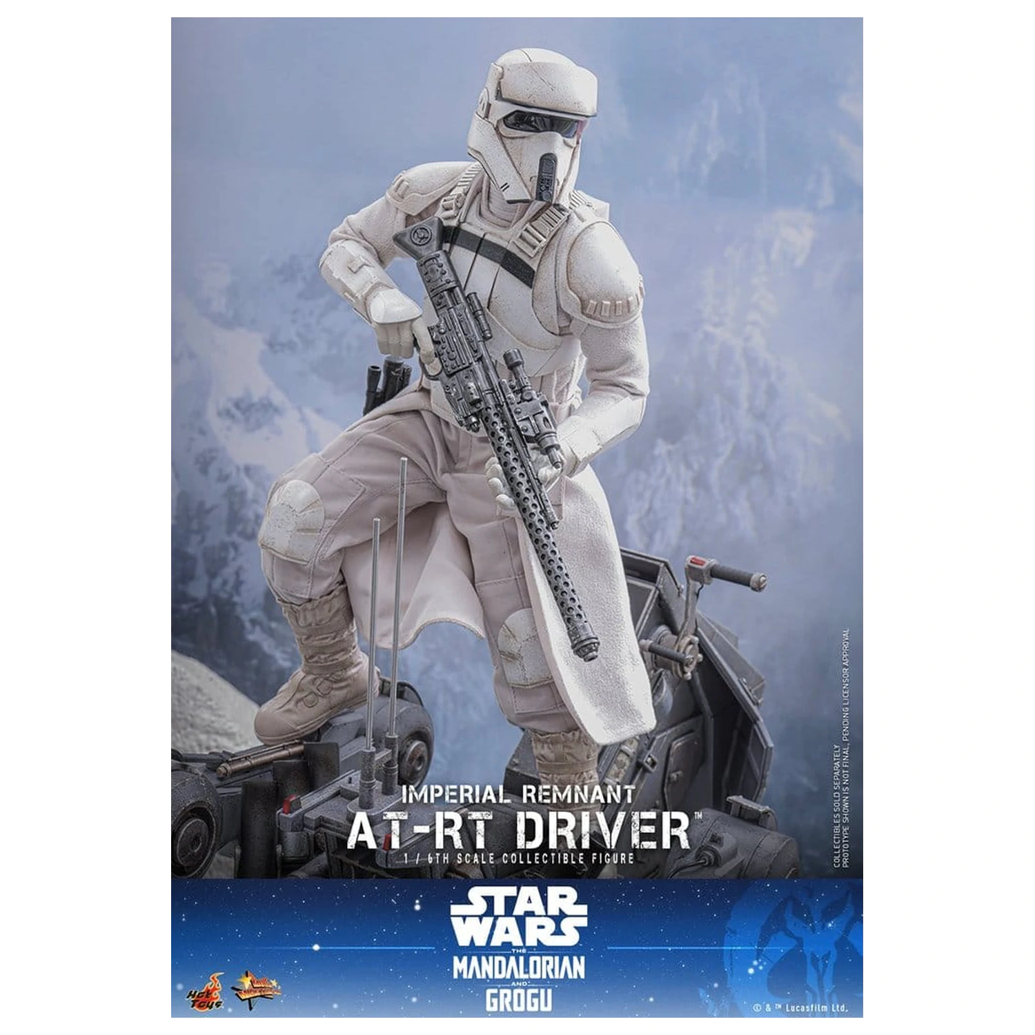 Star Wars: The Mandalorian & Grogu Movie Masterpiece Action Figur 1/6 Imperial Remnant AT-RT Driver 30 cm Produktfoto