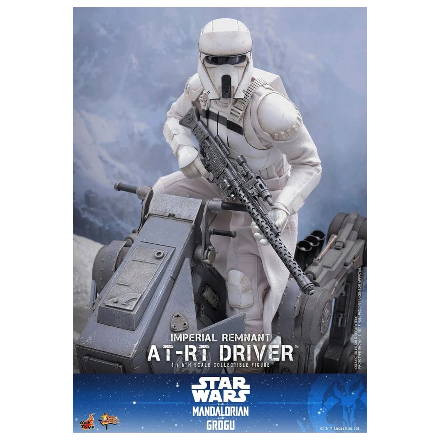 Star Wars: The Mandalorian & Grogu Movie Masterpiece Action Figur 1/6 Imperial Remnant AT-RT Driver 30 cm Produktfoto