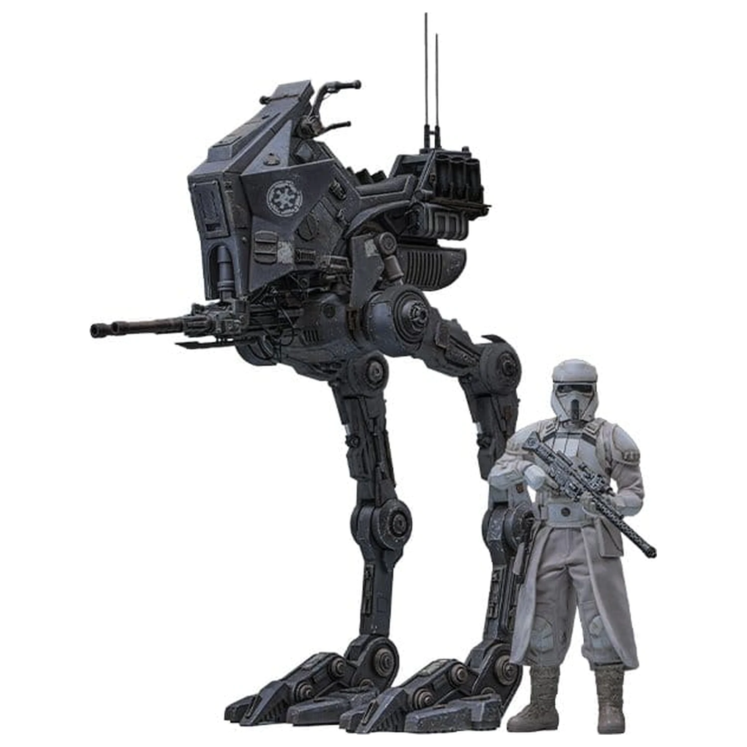 Star Wars: The Mandalorian & Grogu Movie Masterpiece Action-Figuren-Set 1/6 Imperial Remnant AT-RT Driver & AT-RT 60 cm Produktfoto