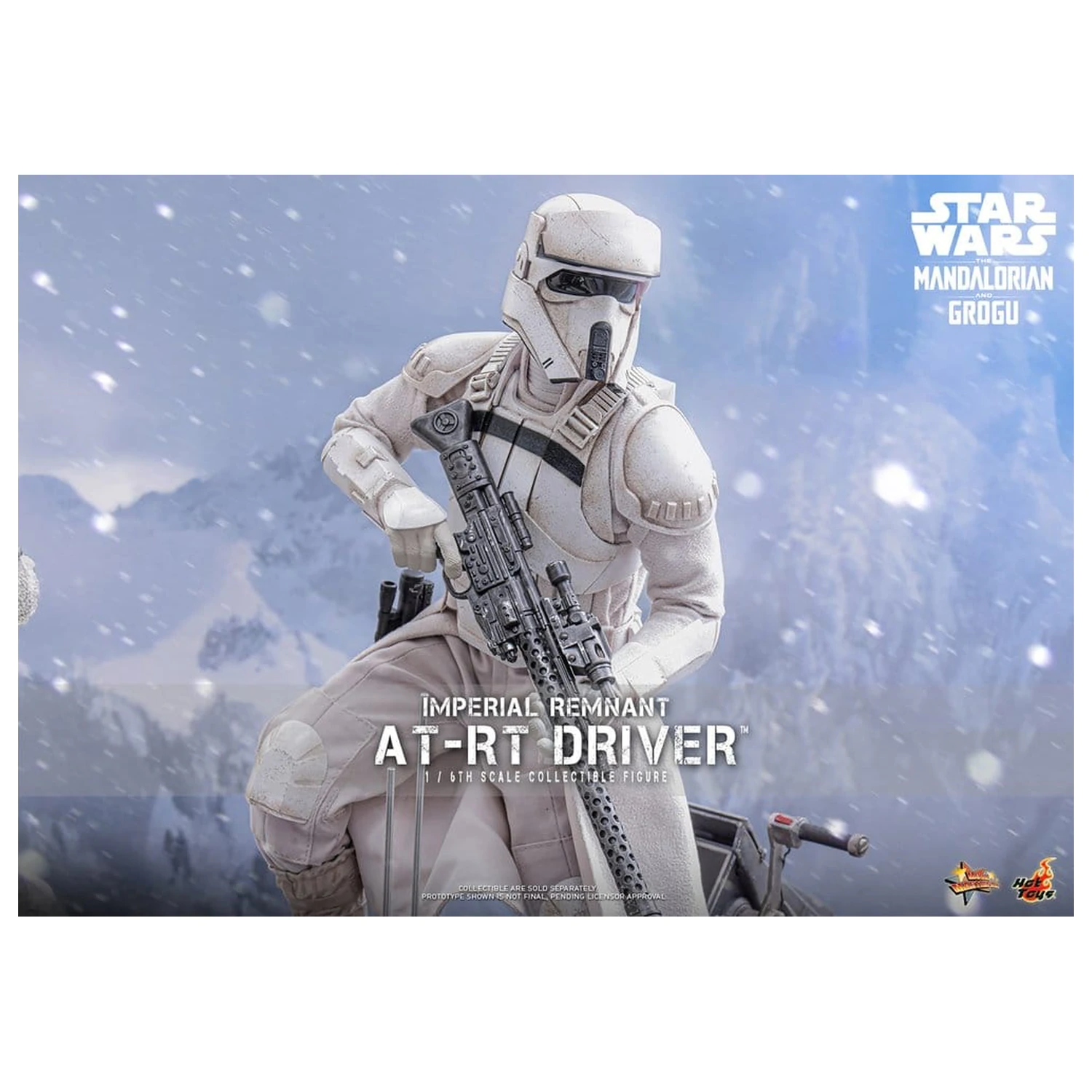Star Wars: The Mandalorian & Grogu Movie Masterpiece Action-Figuren-Set 1/6 Imperial Remnant AT-RT Driver & AT-RT 60 cm Produktfoto