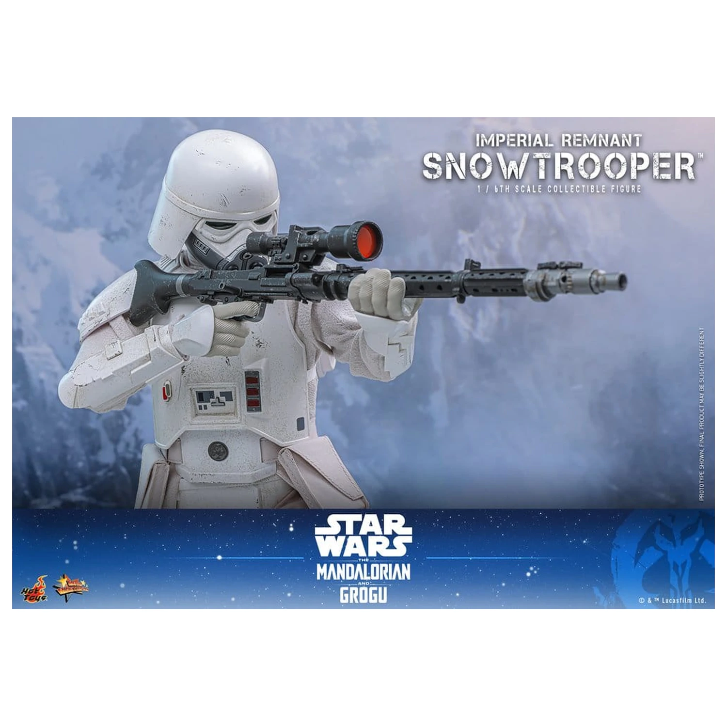 Star Wars: The Mandalorian & Grogu Movie Masterpiece Action Figur 1/6 Imperial Remnant Snowtrooper 30 cm Produktfoto